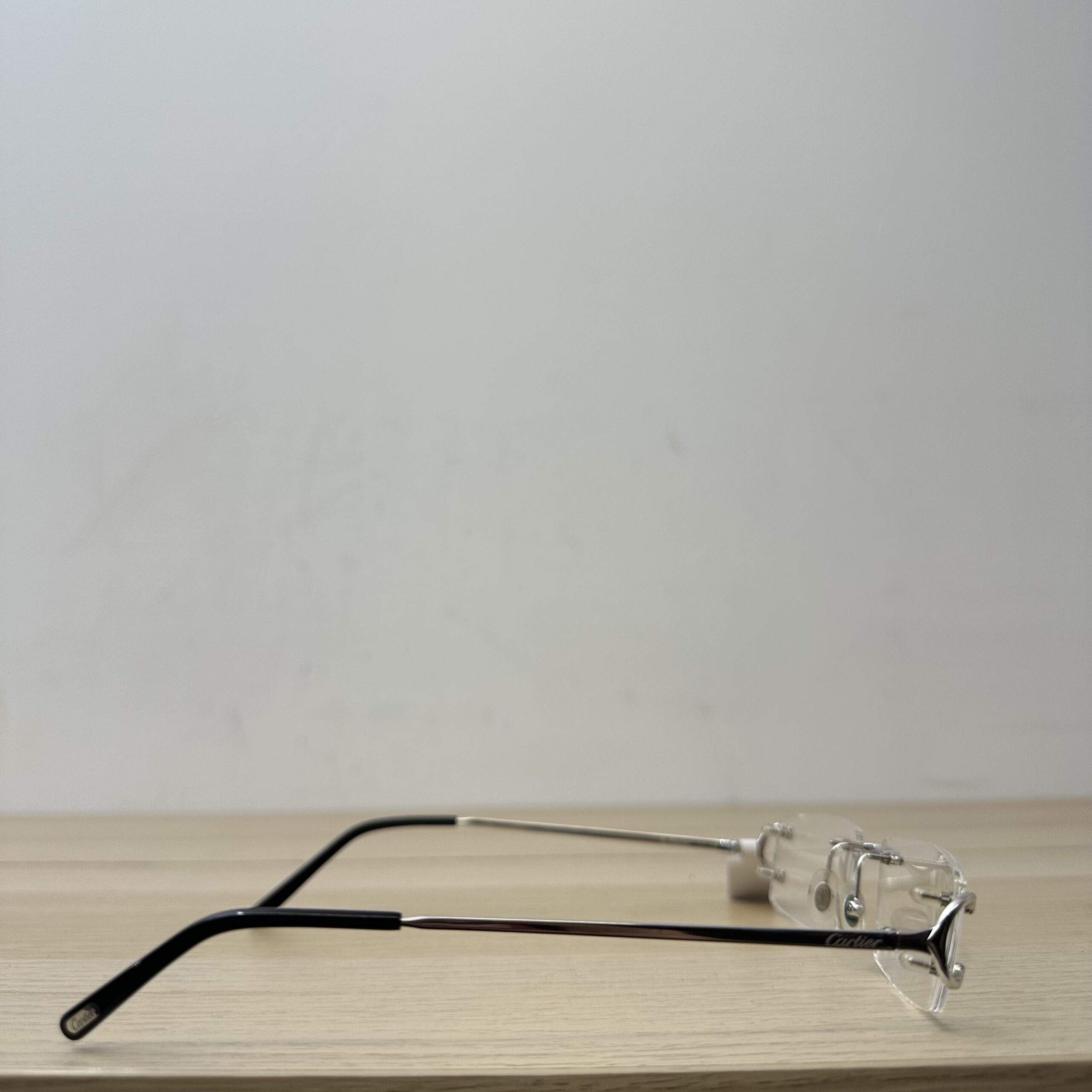 Cartier Clear Frame Glasses - Veblen
