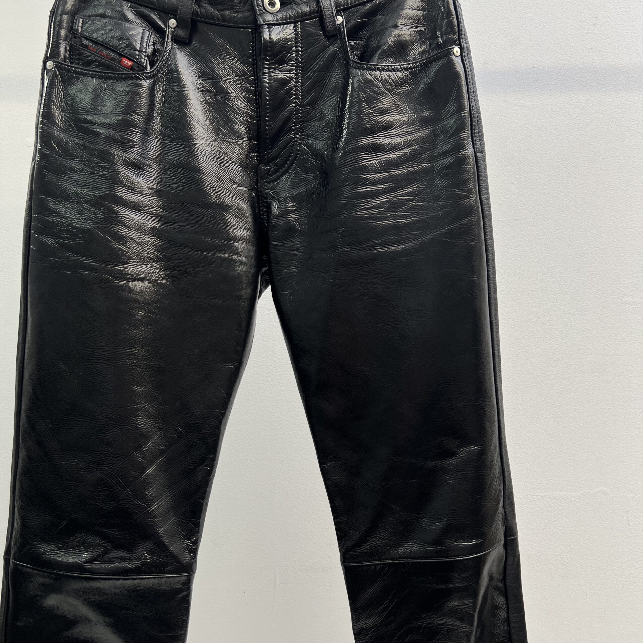 Diesel Leather Pants - Veblen