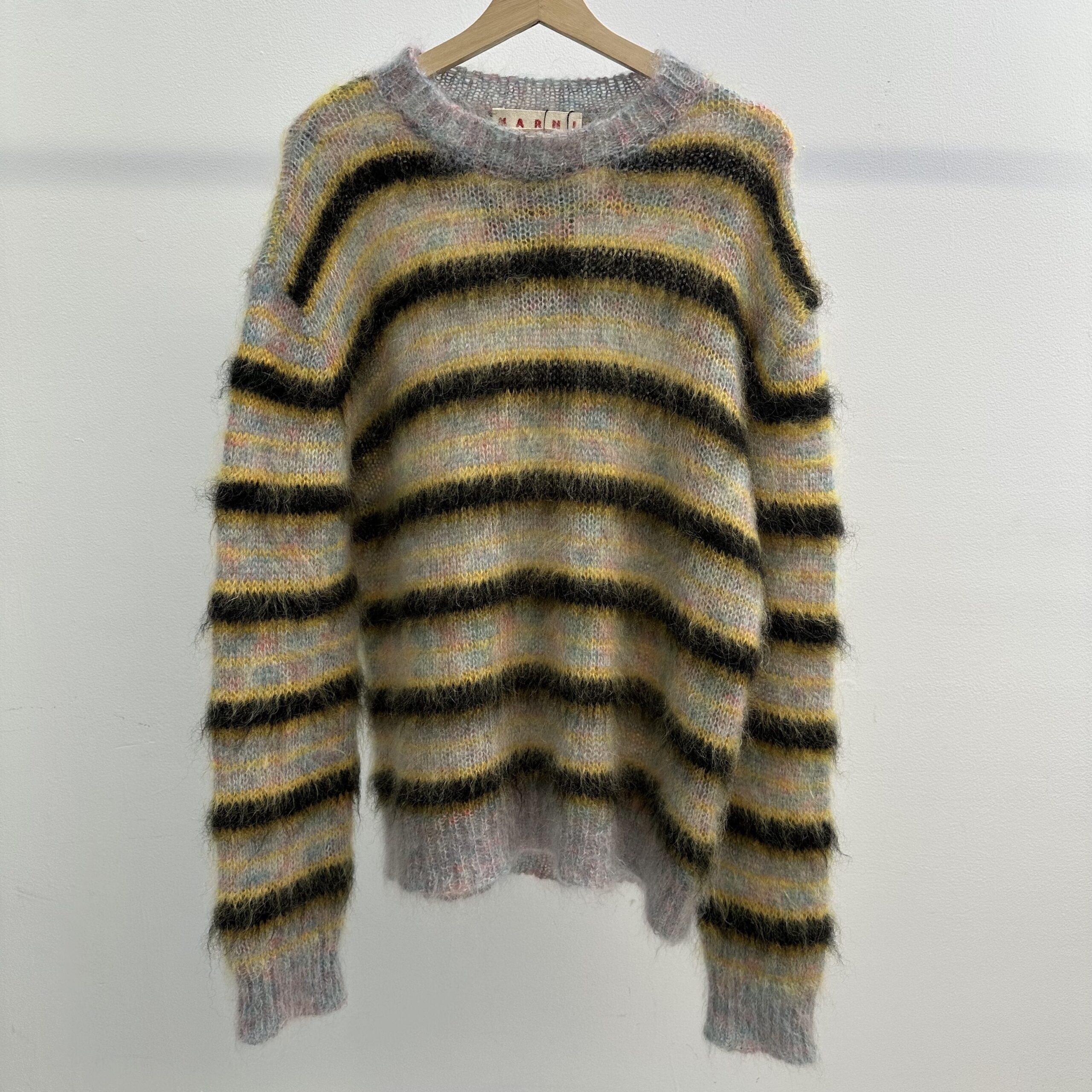 Marni Striped Mohair Sweater - Veblen