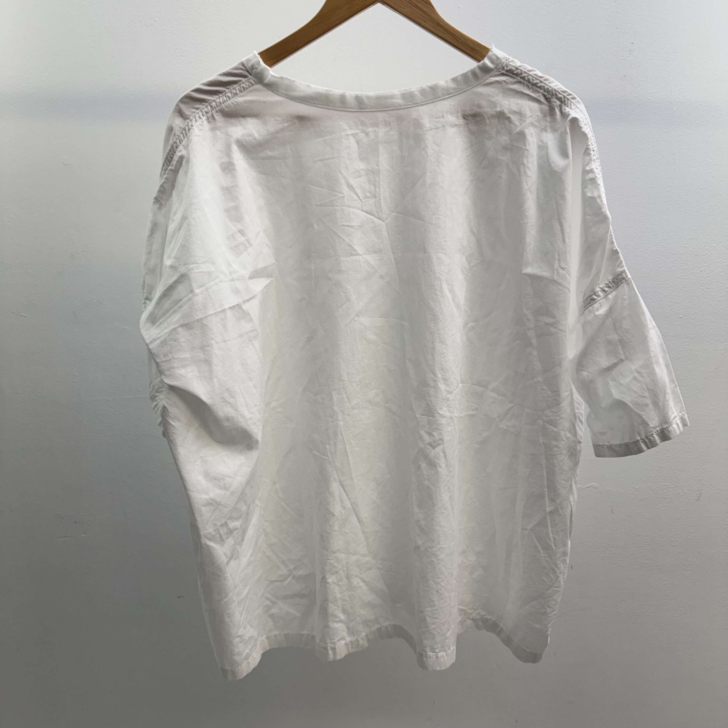Y’s Yohji Raw Neckline T-Shirt - Image 2