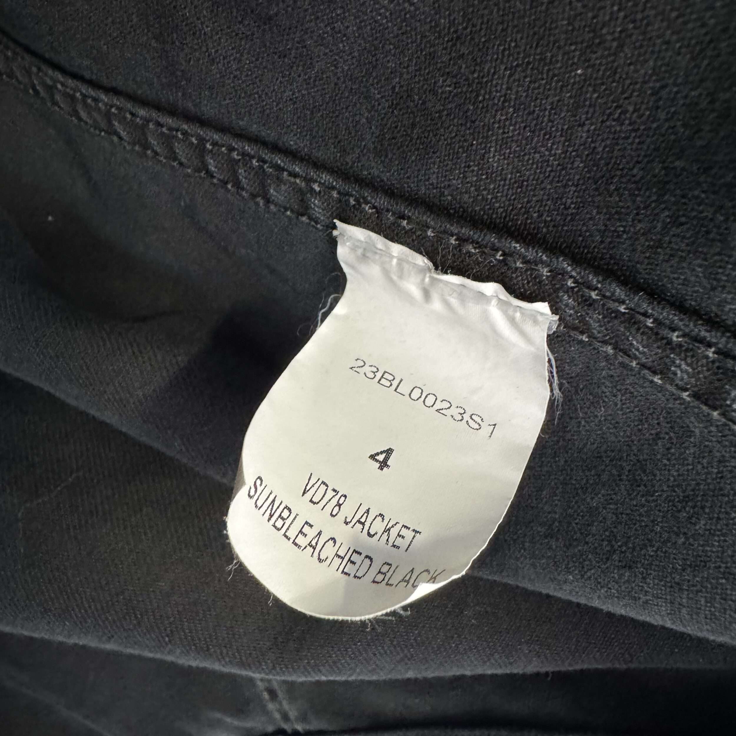 Balenciaga Sticker Denim Jacket - Image 4