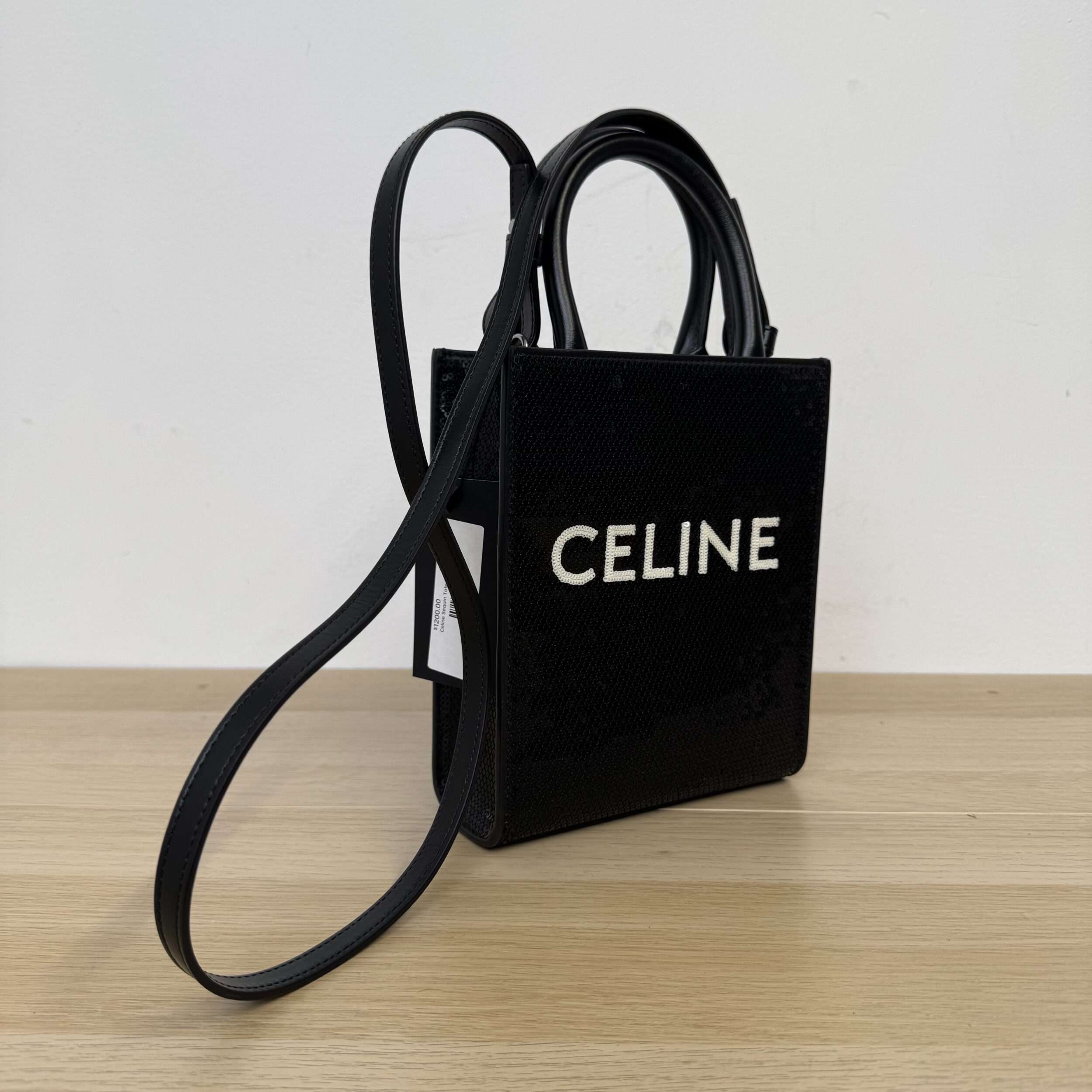 Celine Sequin Tote Bag