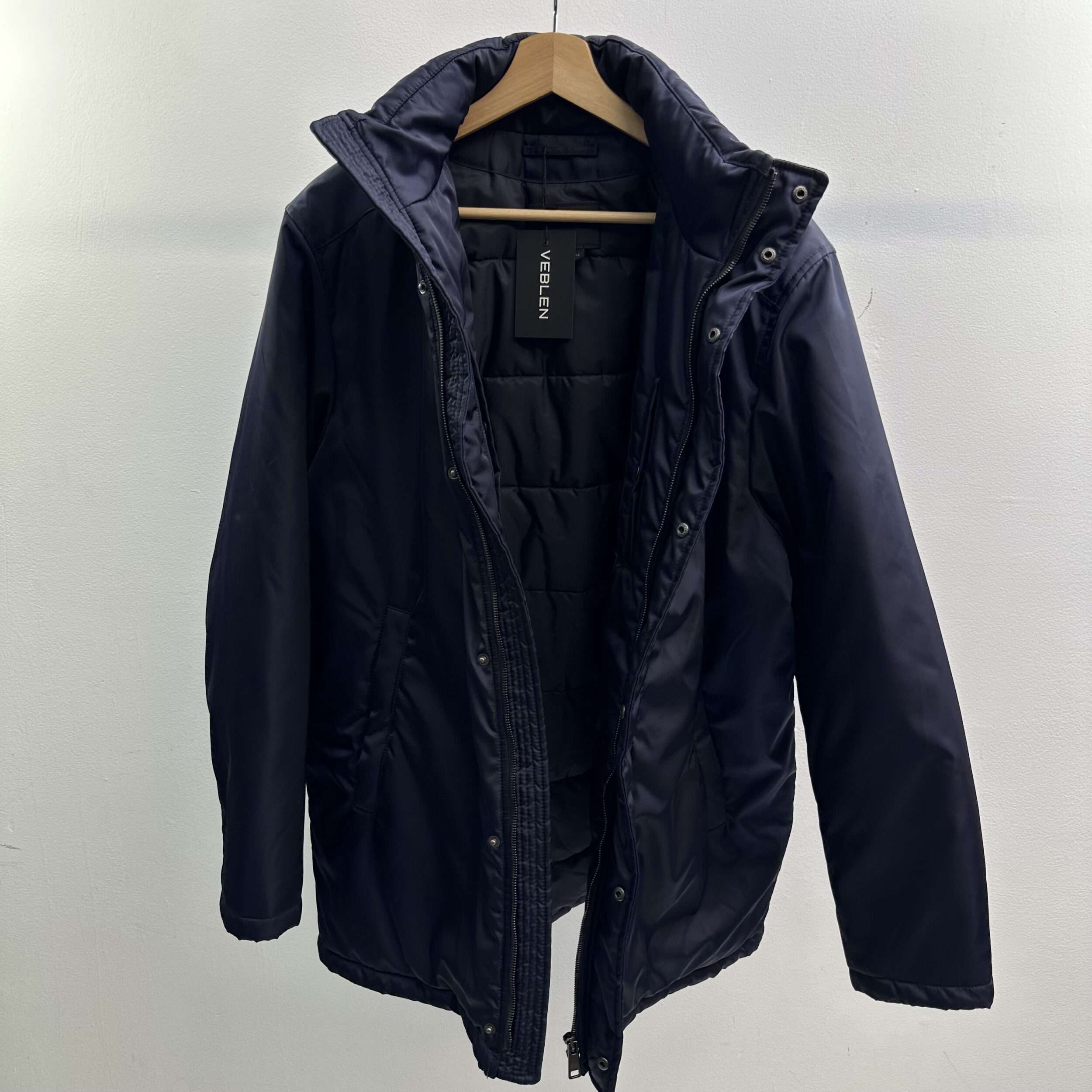 Prada Puff Zip Collar Hooded Jacket - Image 2