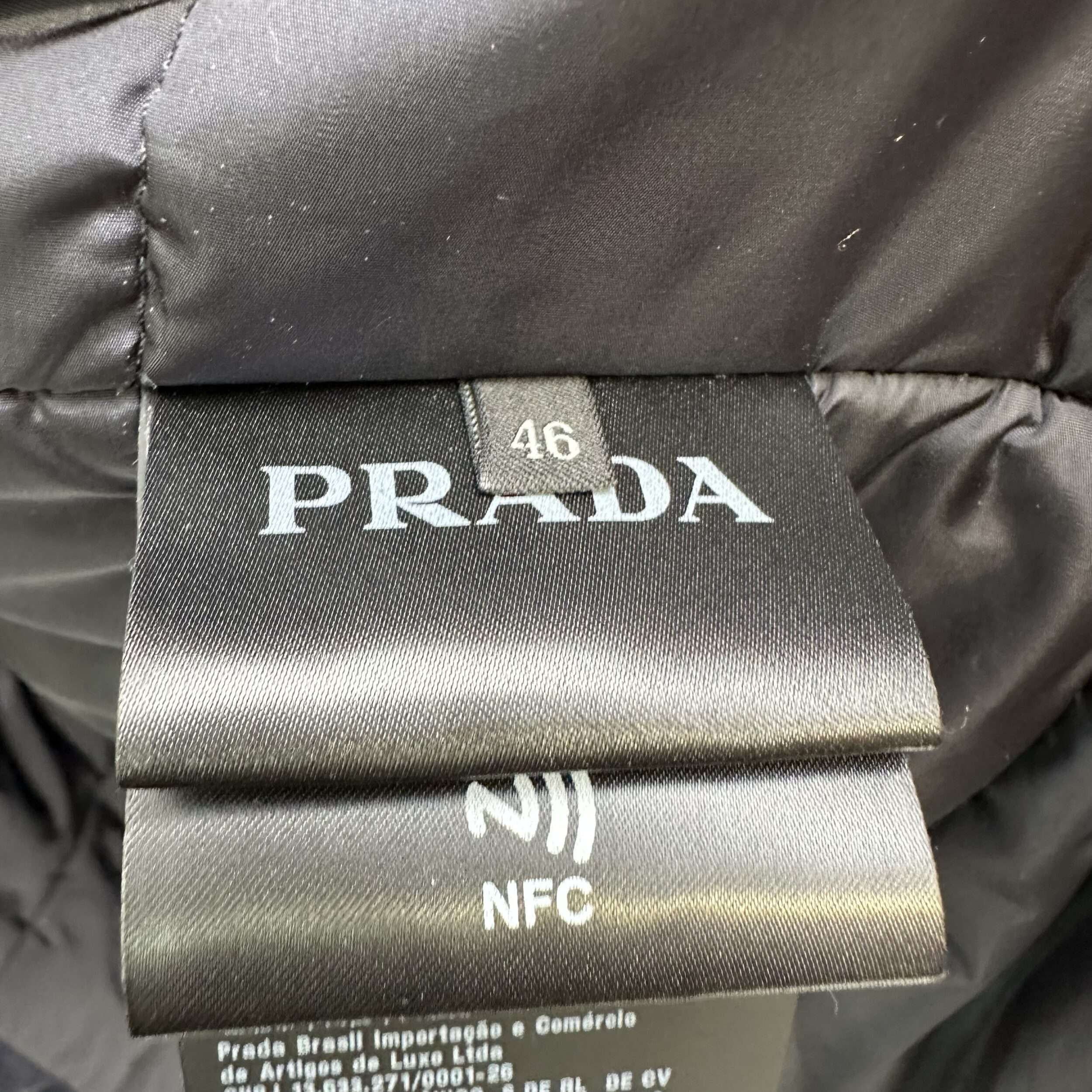 Prada Puff Zip Collar Hooded Jacket - Image 3