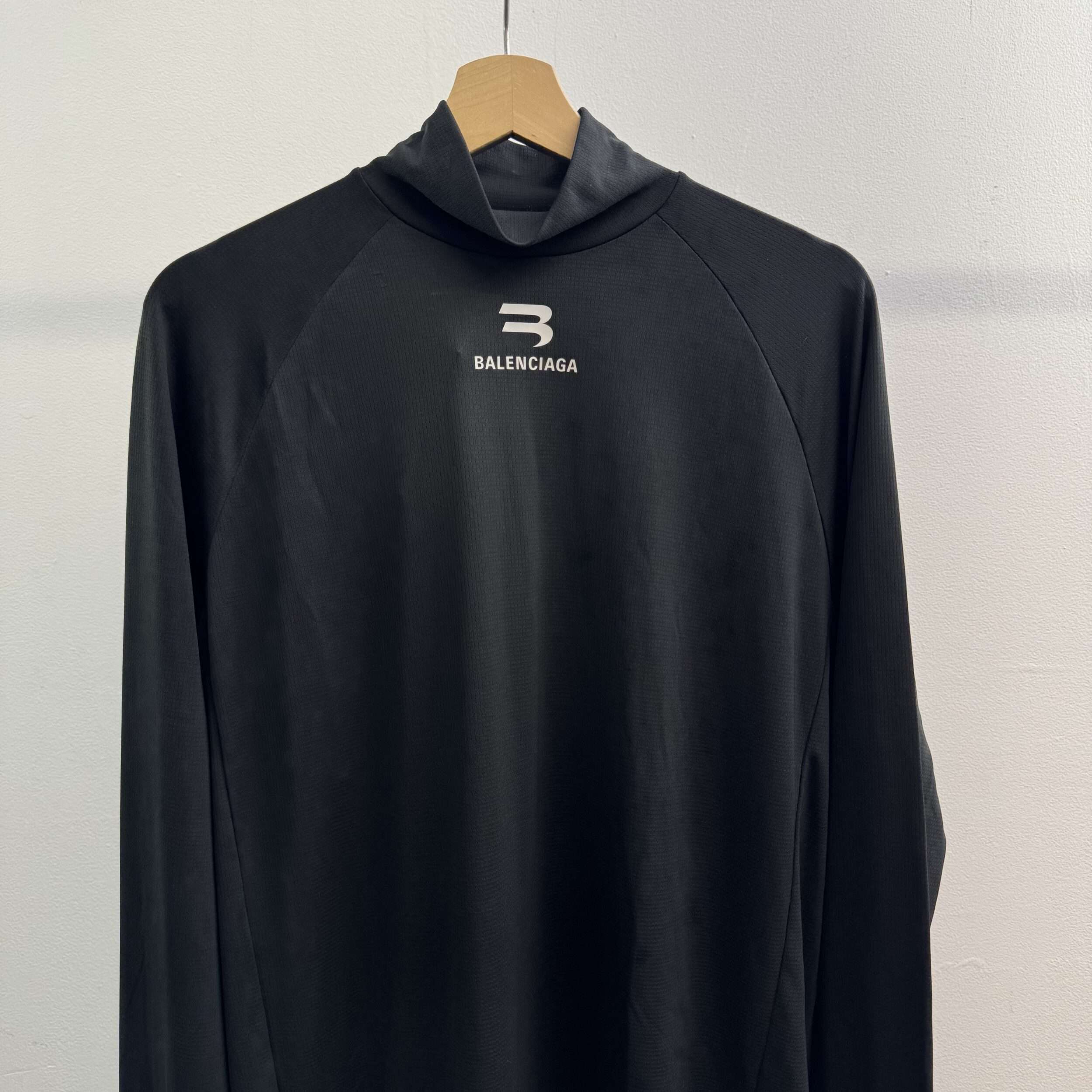 Balenciaga Sporty B Dri Fit Long Sleeve Shirt - Image 2