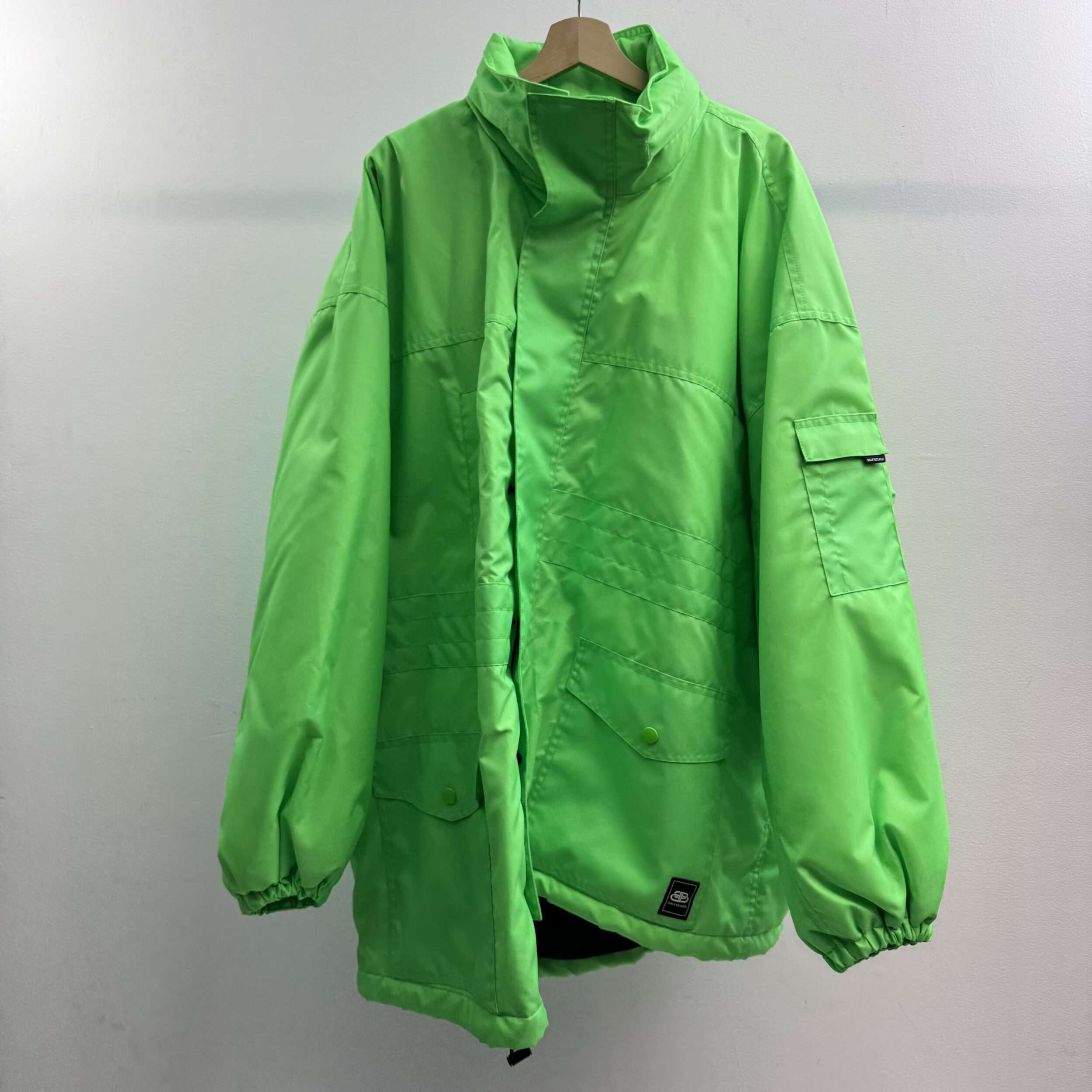Balenciaga Puffer Cargo Asymetrical Jacket