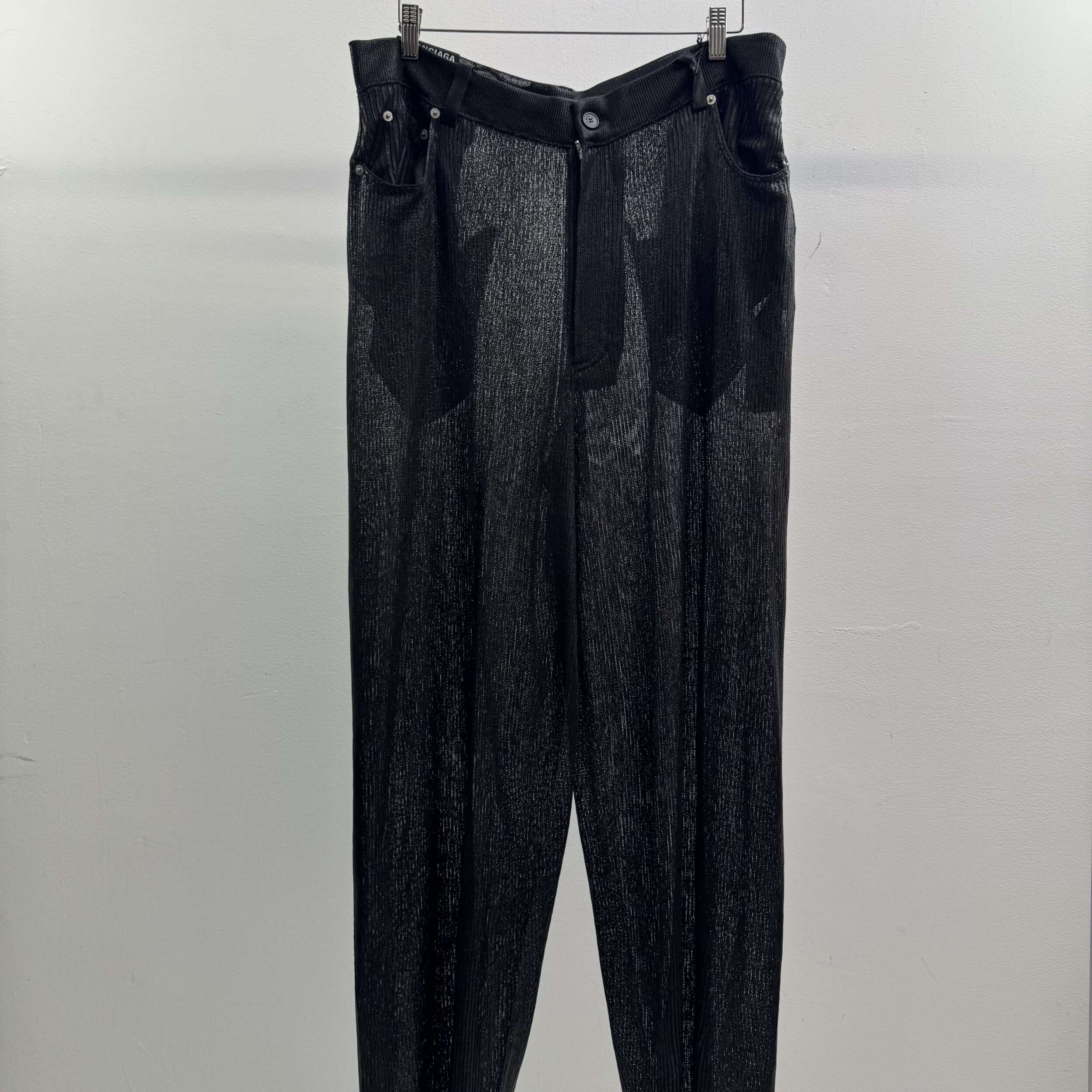 Balenciaga Waxed Translucent Pants