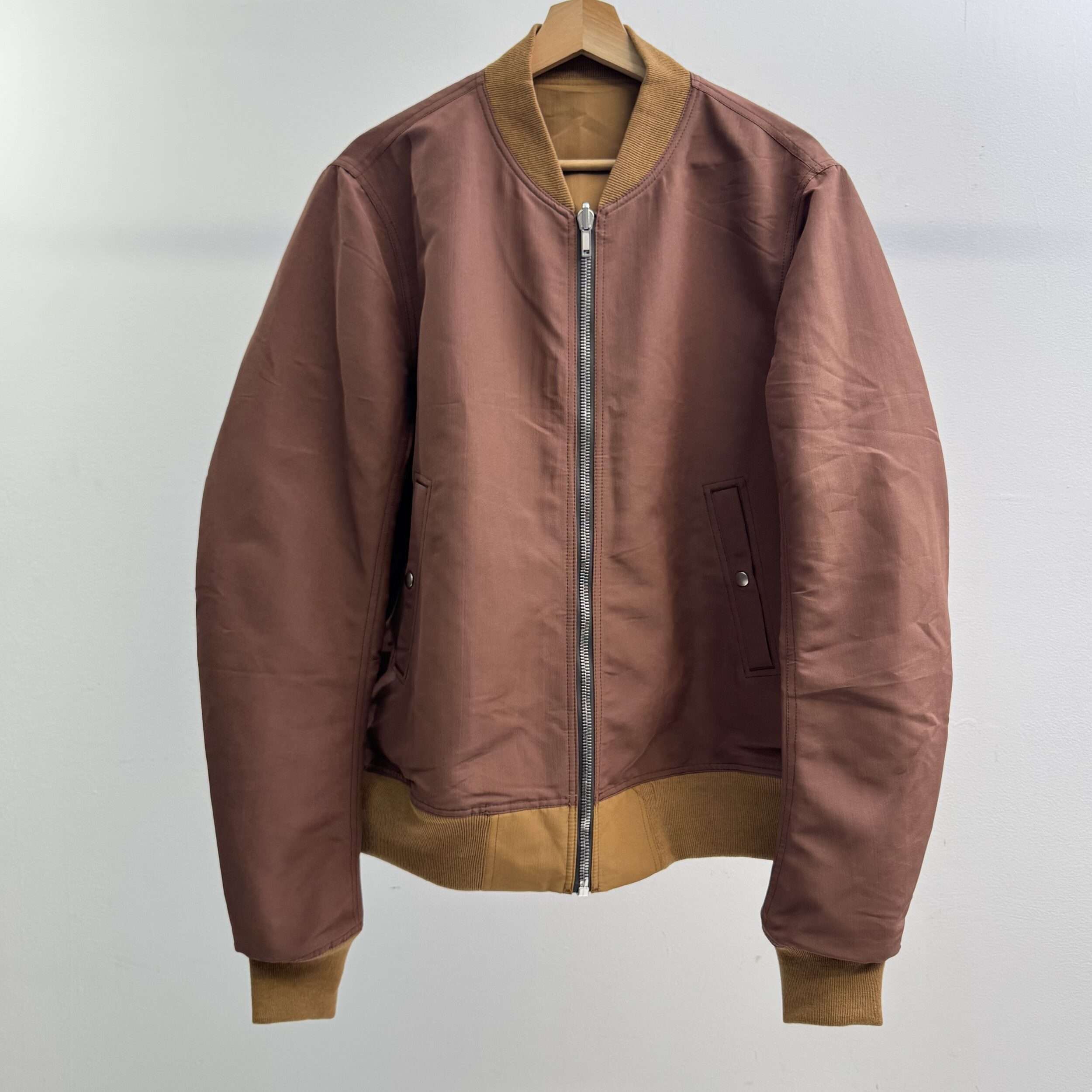 Rick Owens Two Tone Bomber Jacket - Image 2