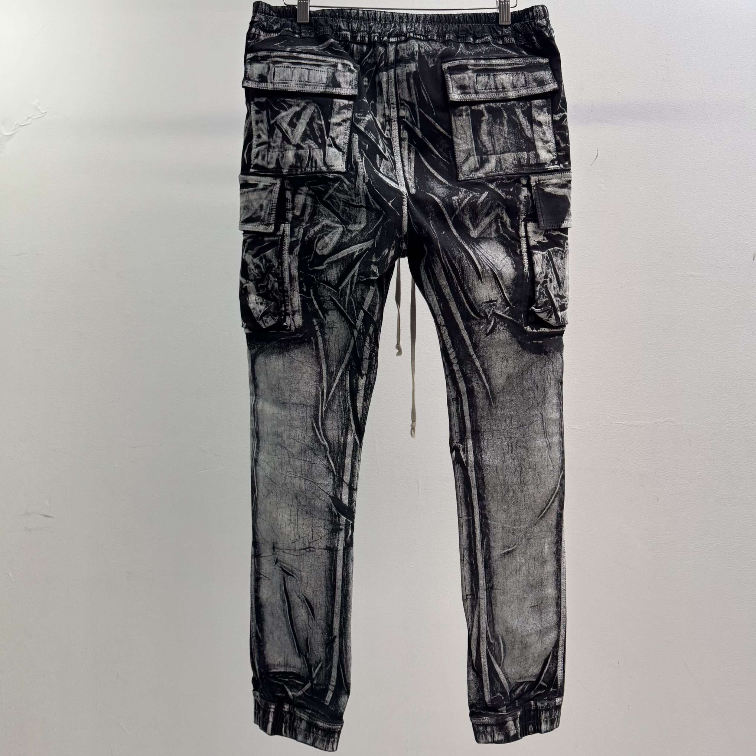 Rick Owens Painted Cargo Pants - Image 2