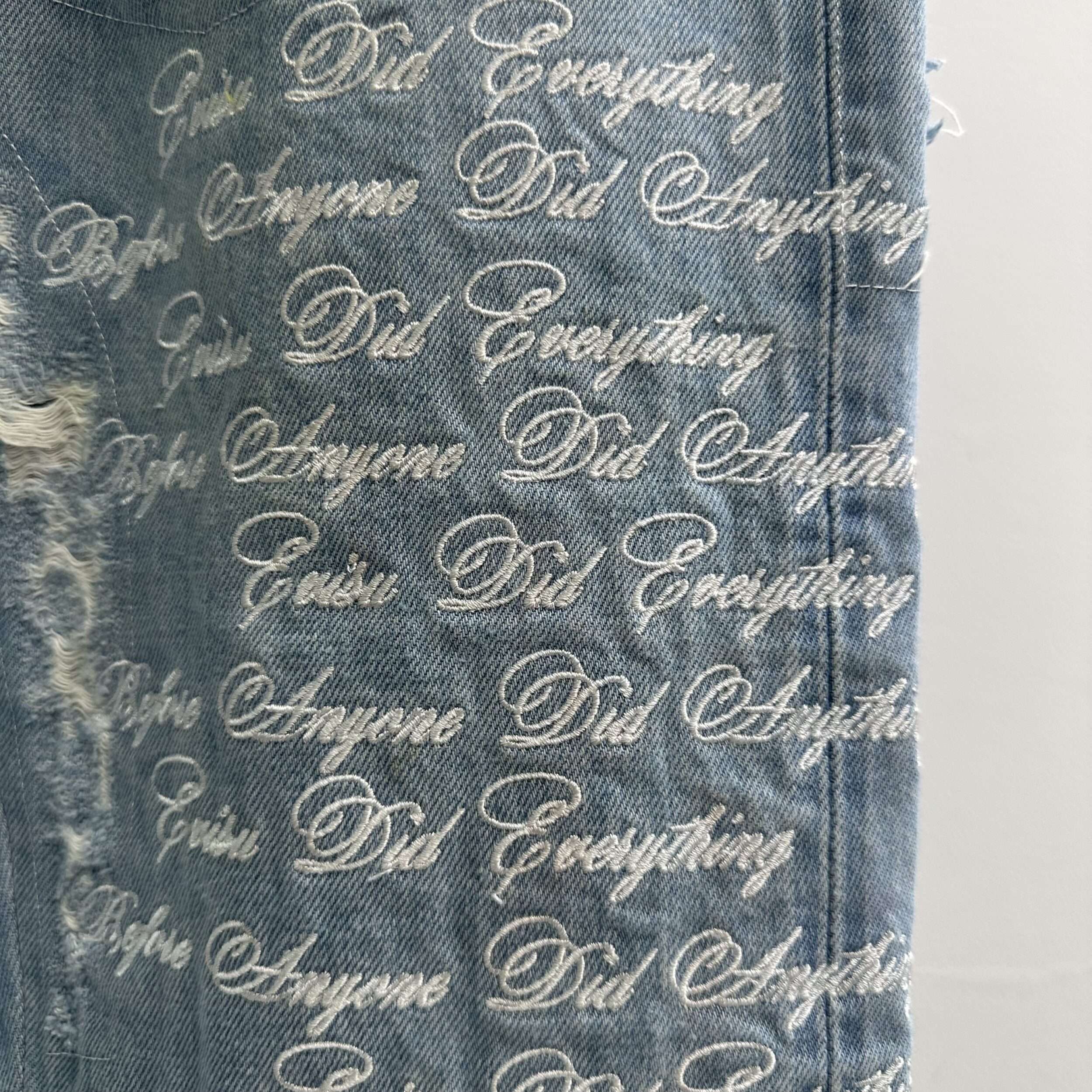 Who Decides War x Evisu Script Logo Denim - Image 2