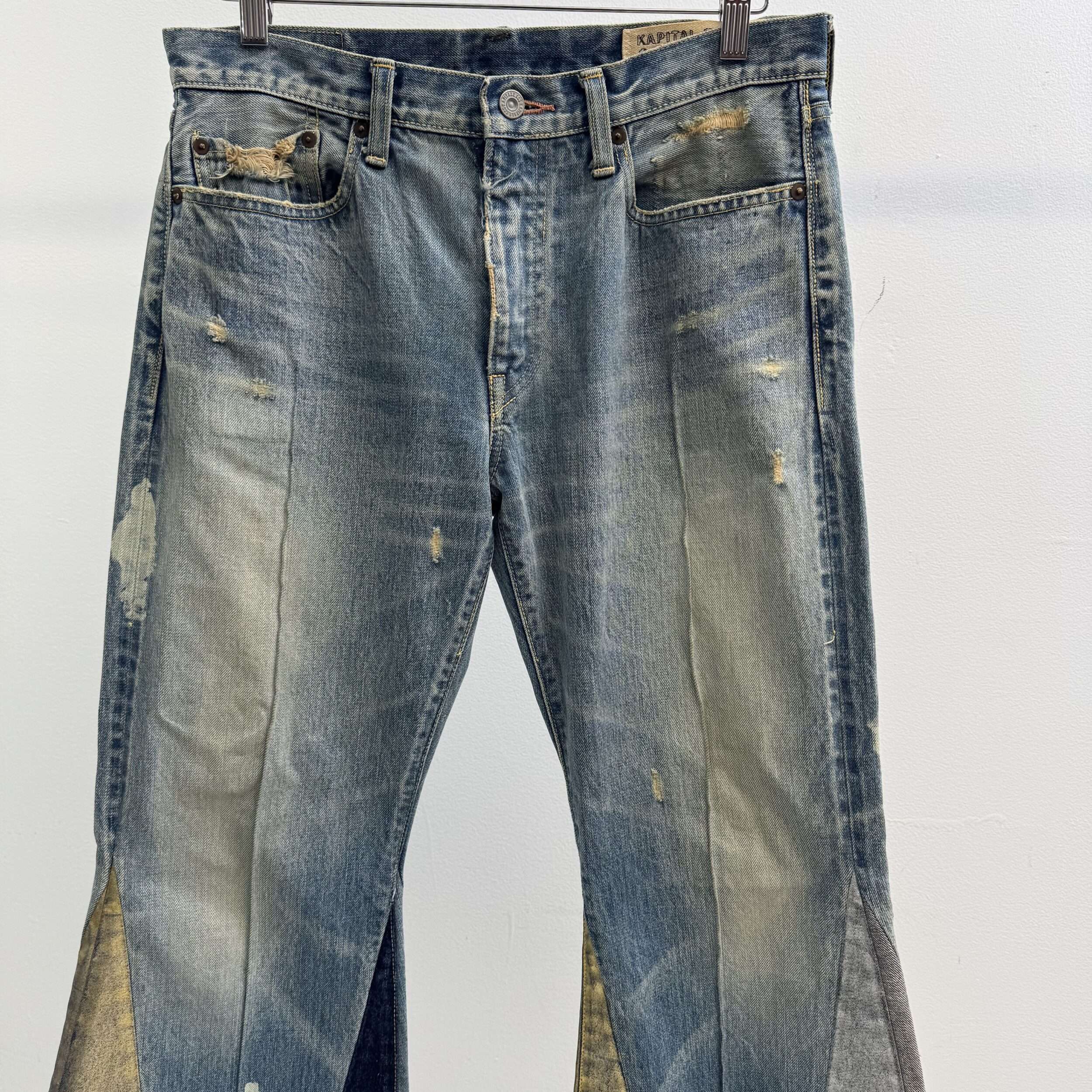 Kapital Flared Patchwork Denim - Image 2