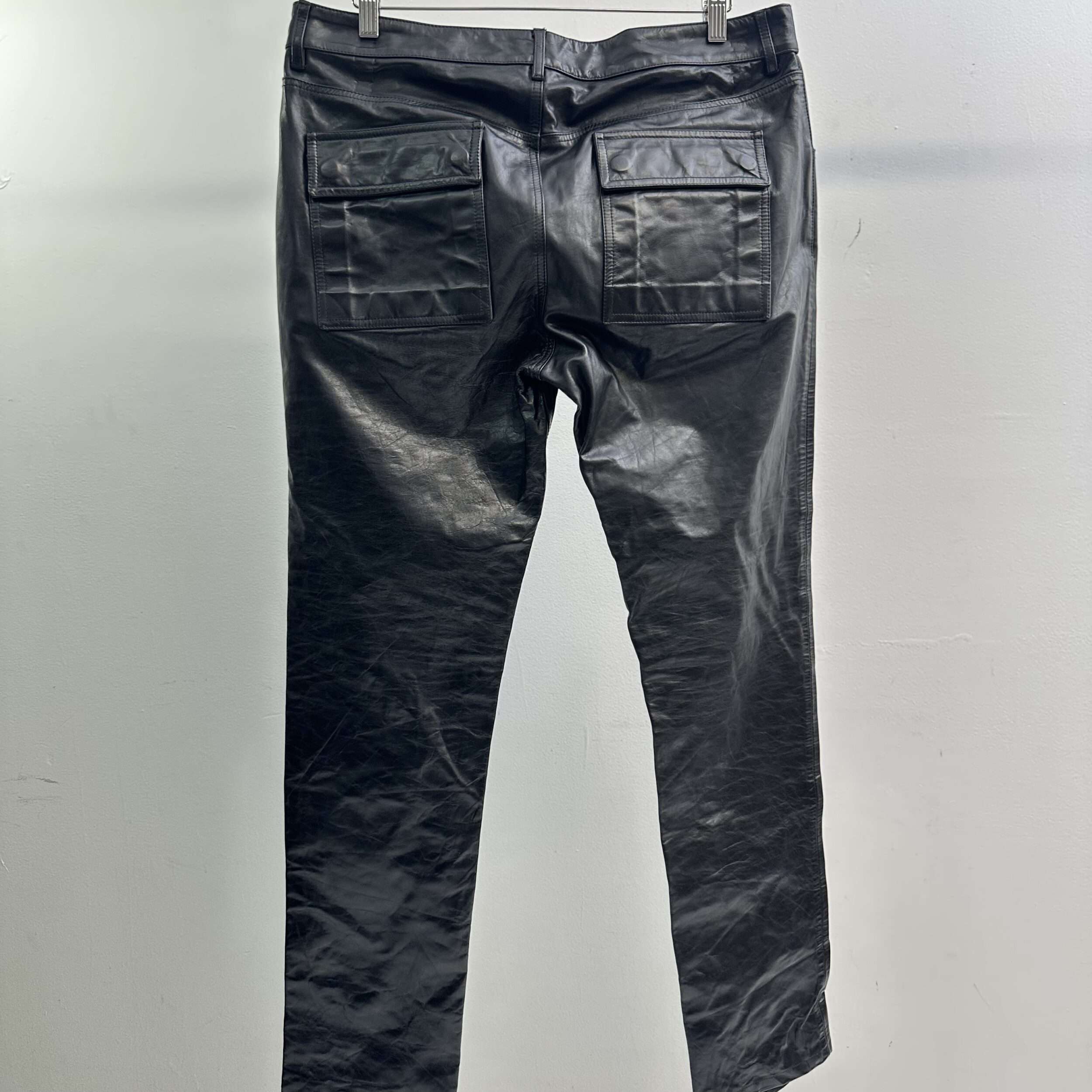 Rick Owens Leather Pants - Image 2