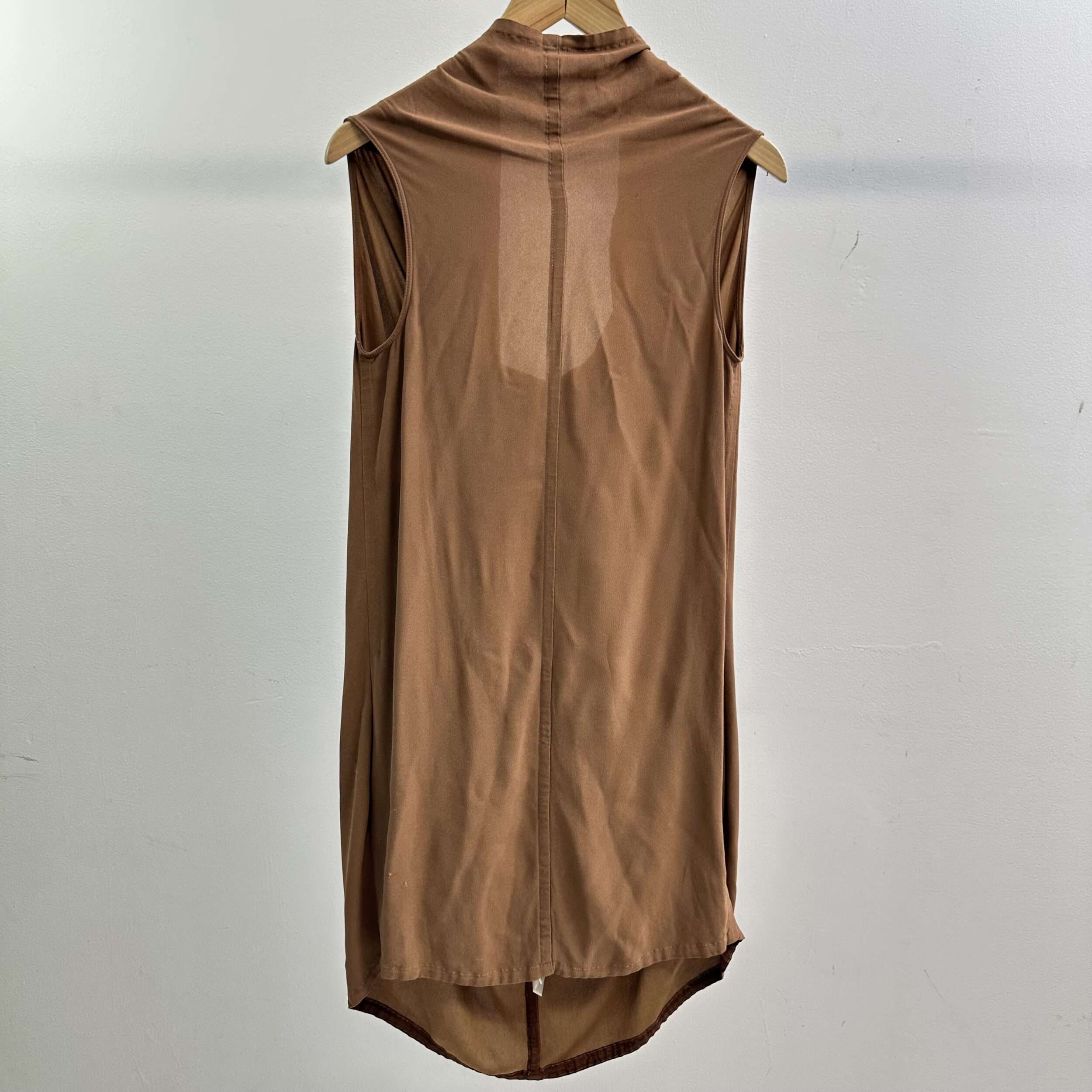 Rick Owens Cowl Neck Sleeveless Dress - Image 2