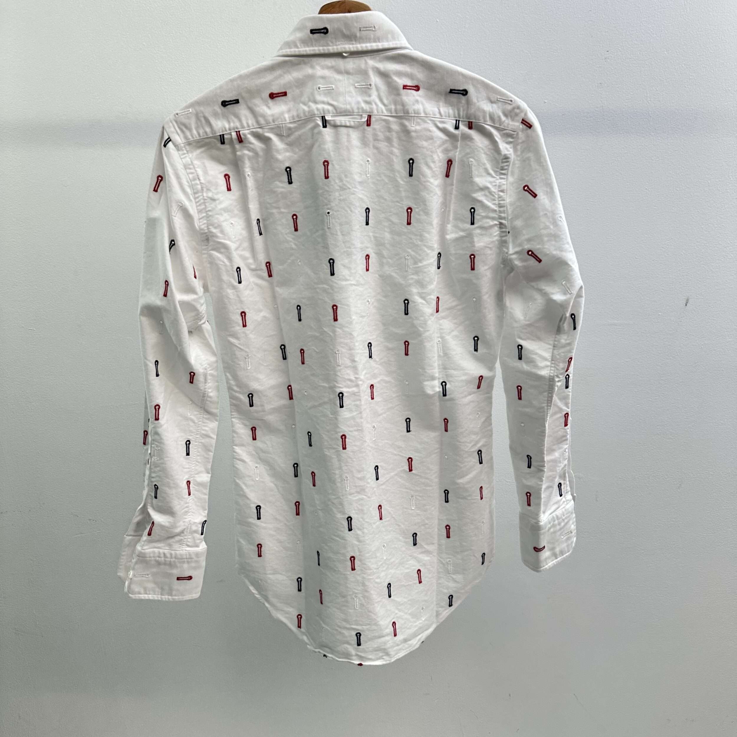 Thom Browne Button Hole Button Up Shirt - Image 2