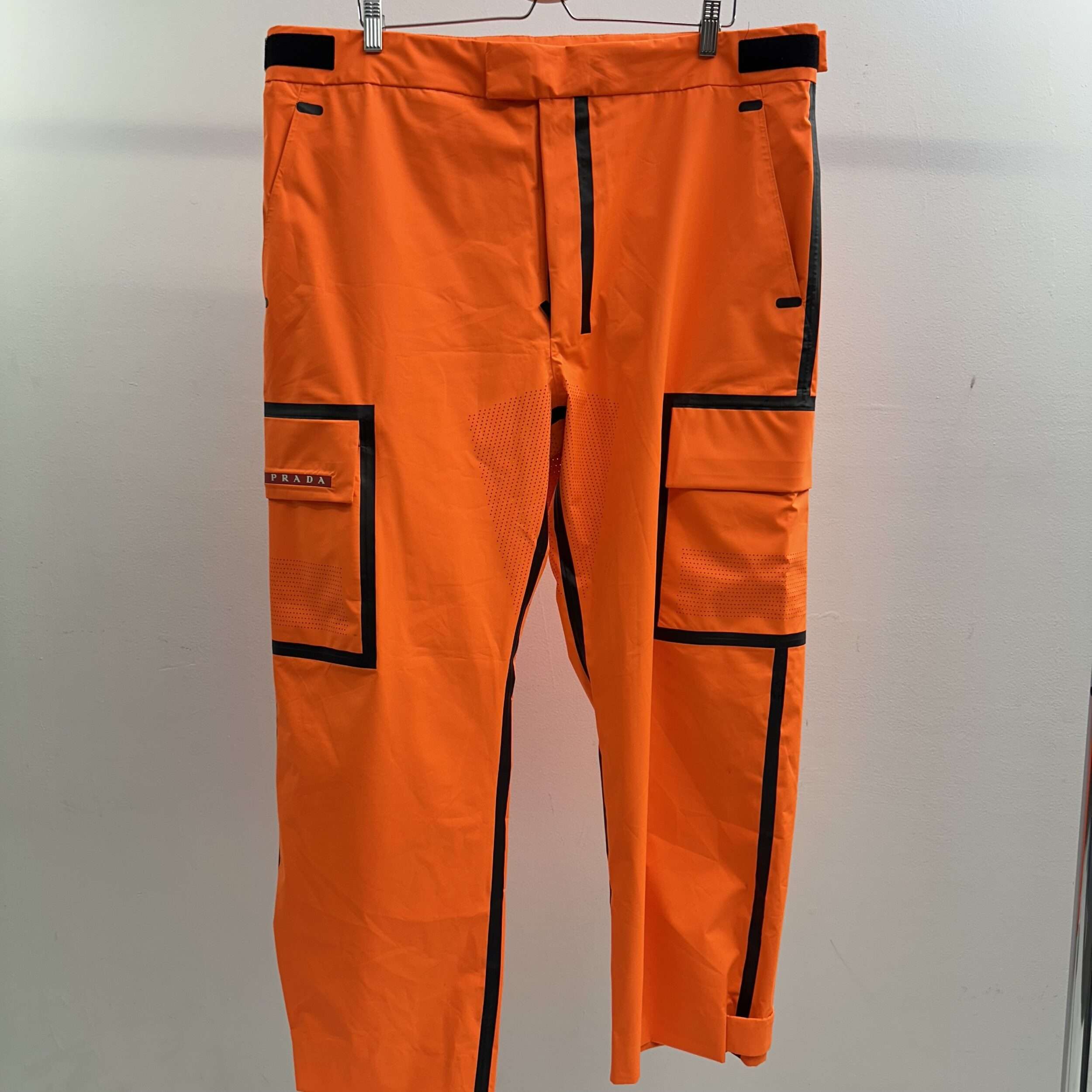 Prada Linea Rosa Neon Cargo Pants