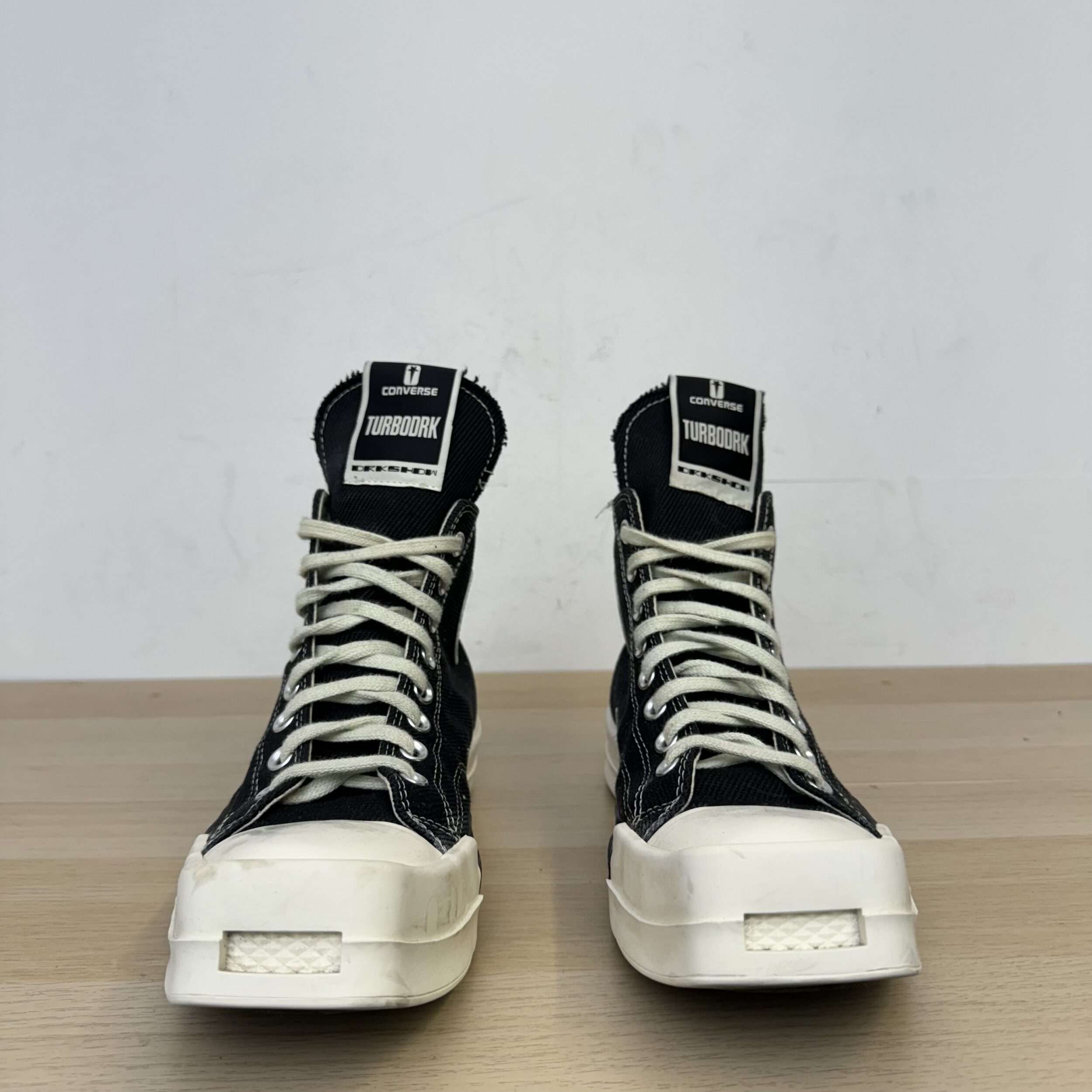 Rick Owens x Converse Square Toe High Top Sneakers - Image 2