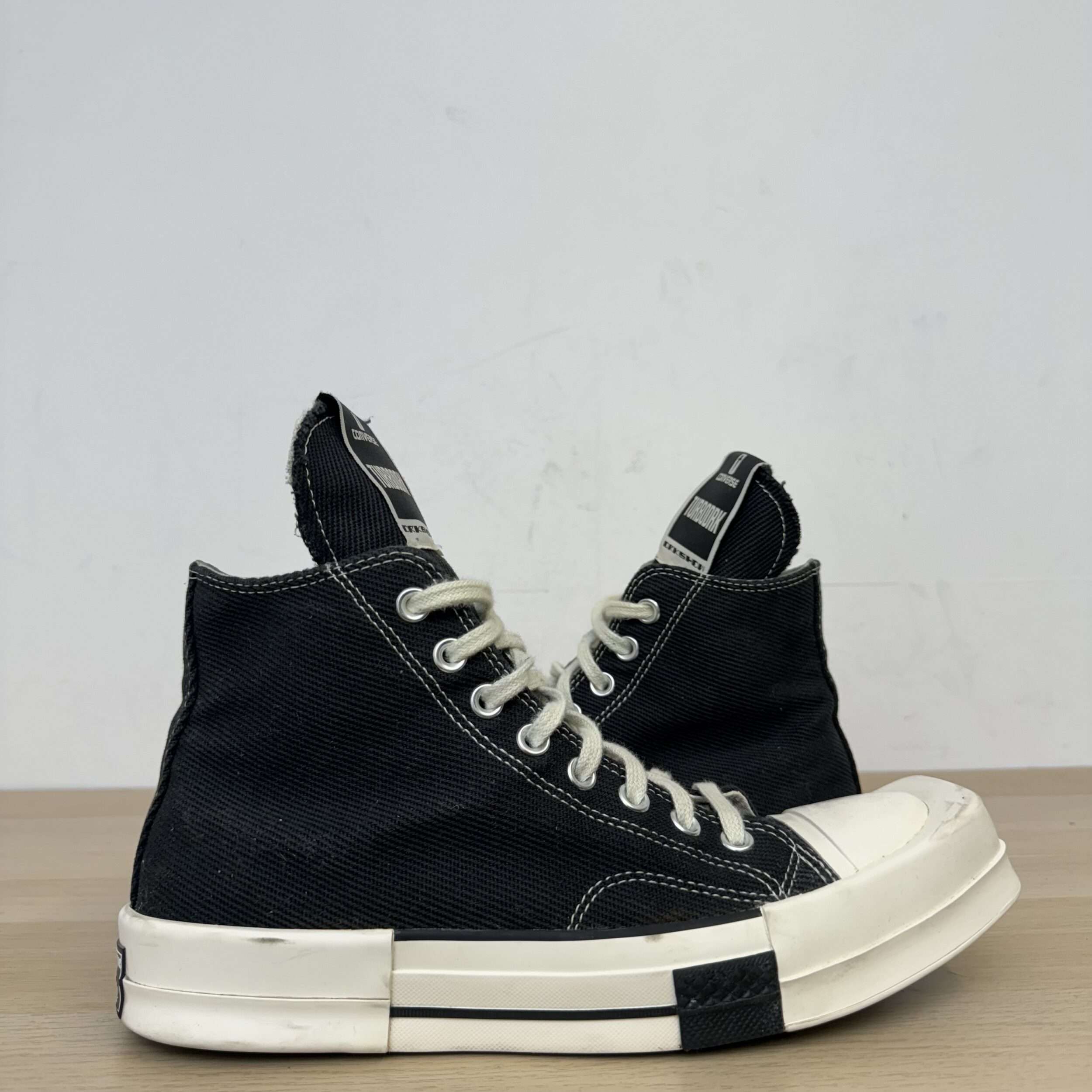 Rick Owens x Converse Square Toe High Top Sneakers - Image 3
