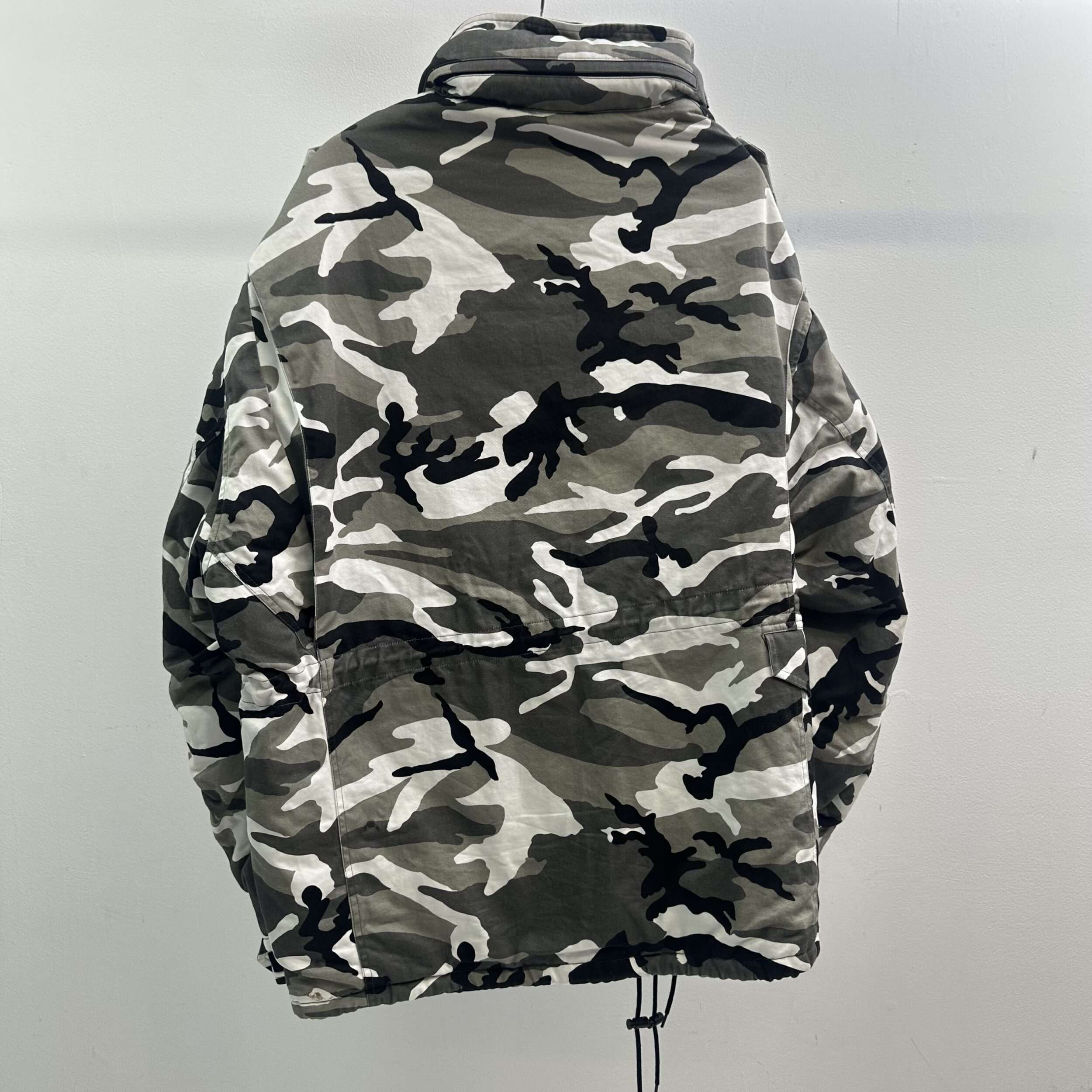 Balenciaga Assymetrical Snow Camo Jacket - Image 2