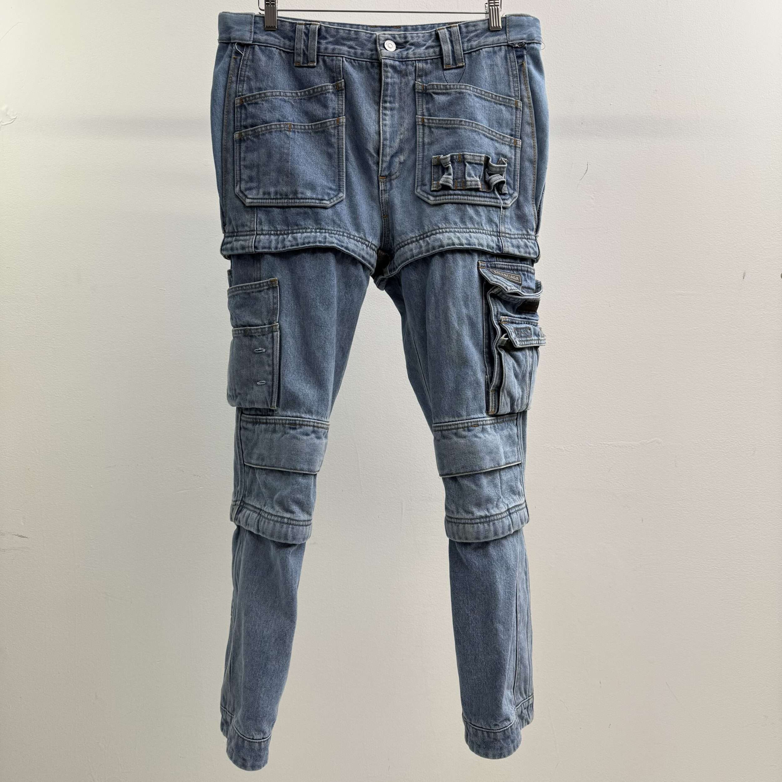 Balenciaga SS18 Convertible Cargo Denim