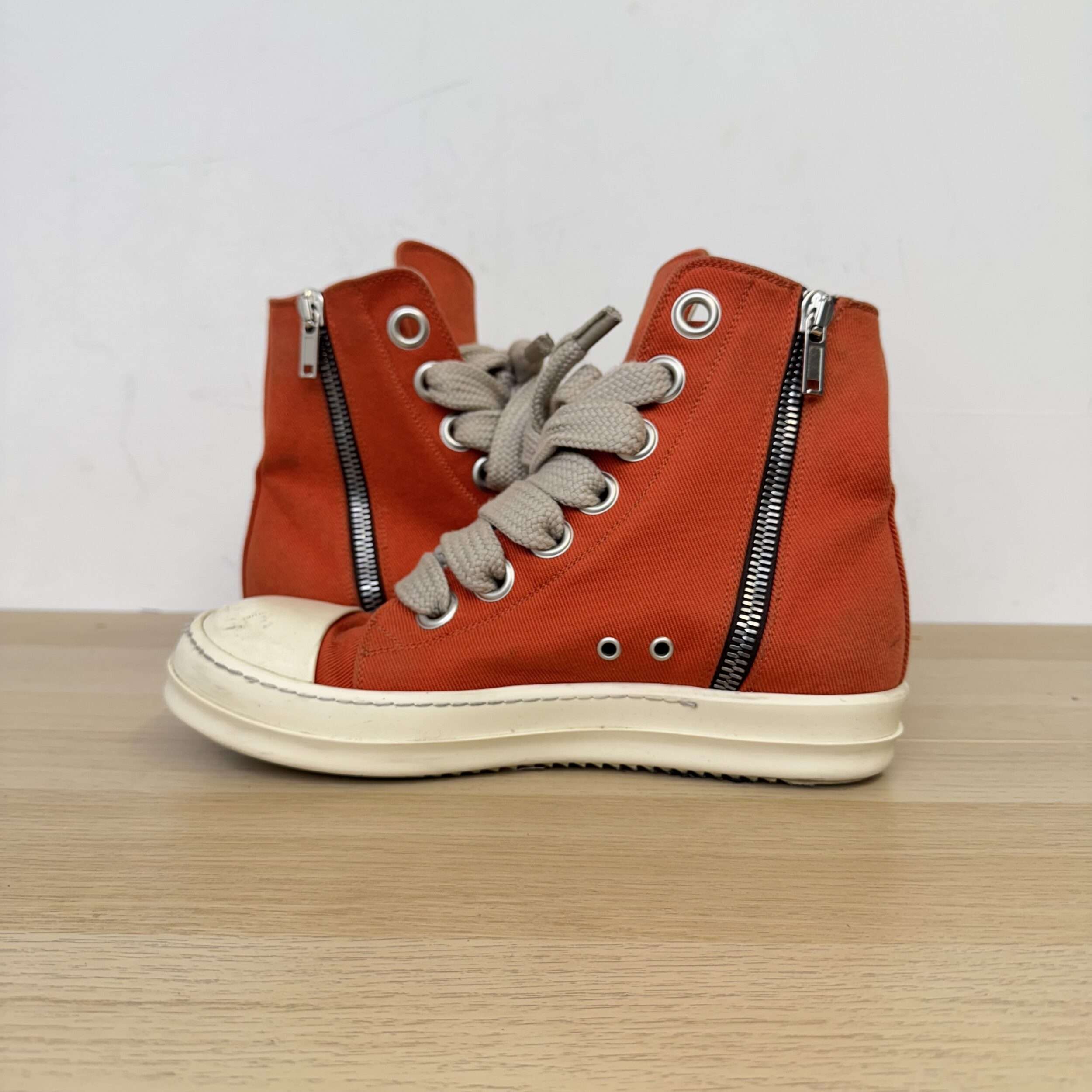 Rick Owens Jumbo Lace High Top Ramones - Image 3