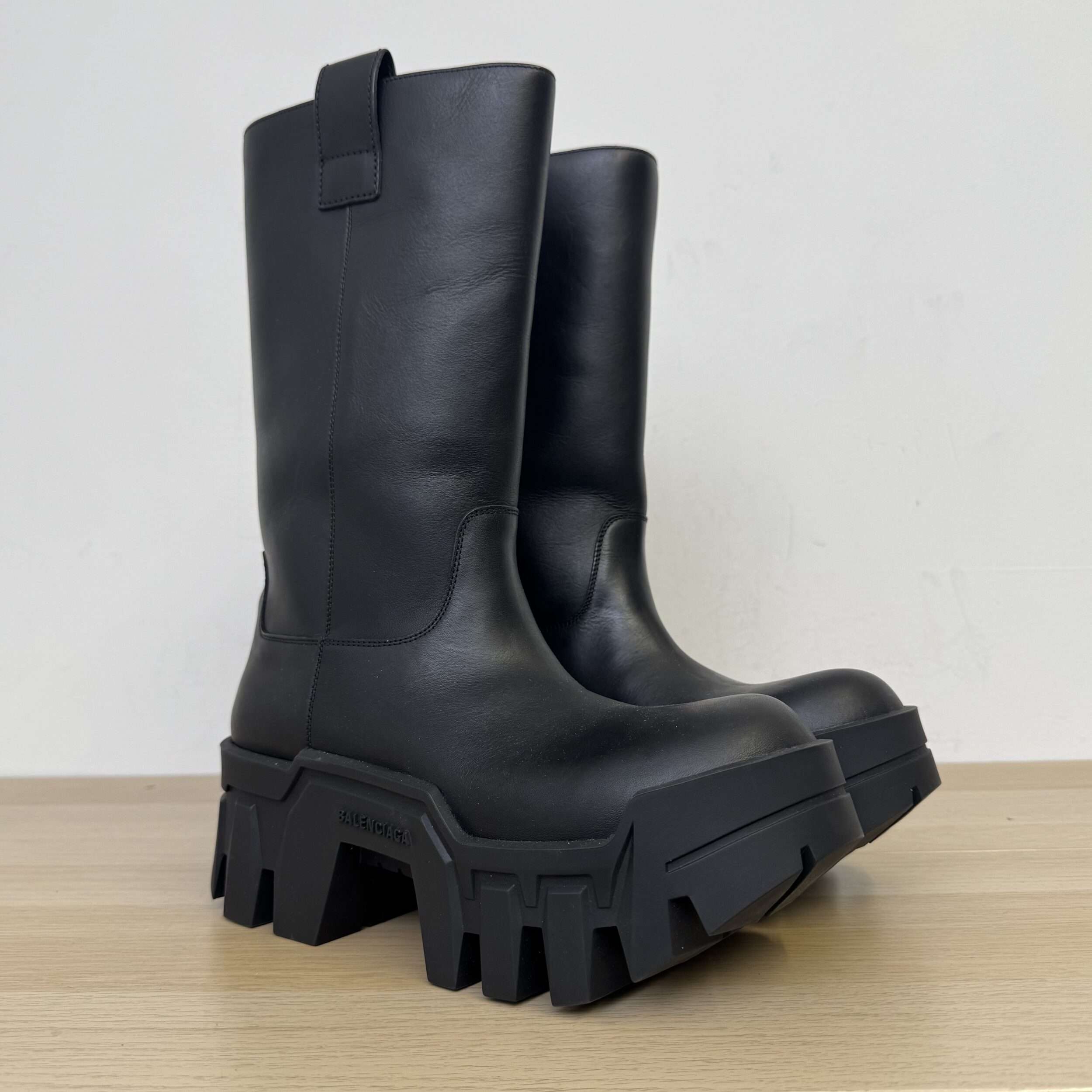 Balenciaga Pull On Bulldozer Boots
