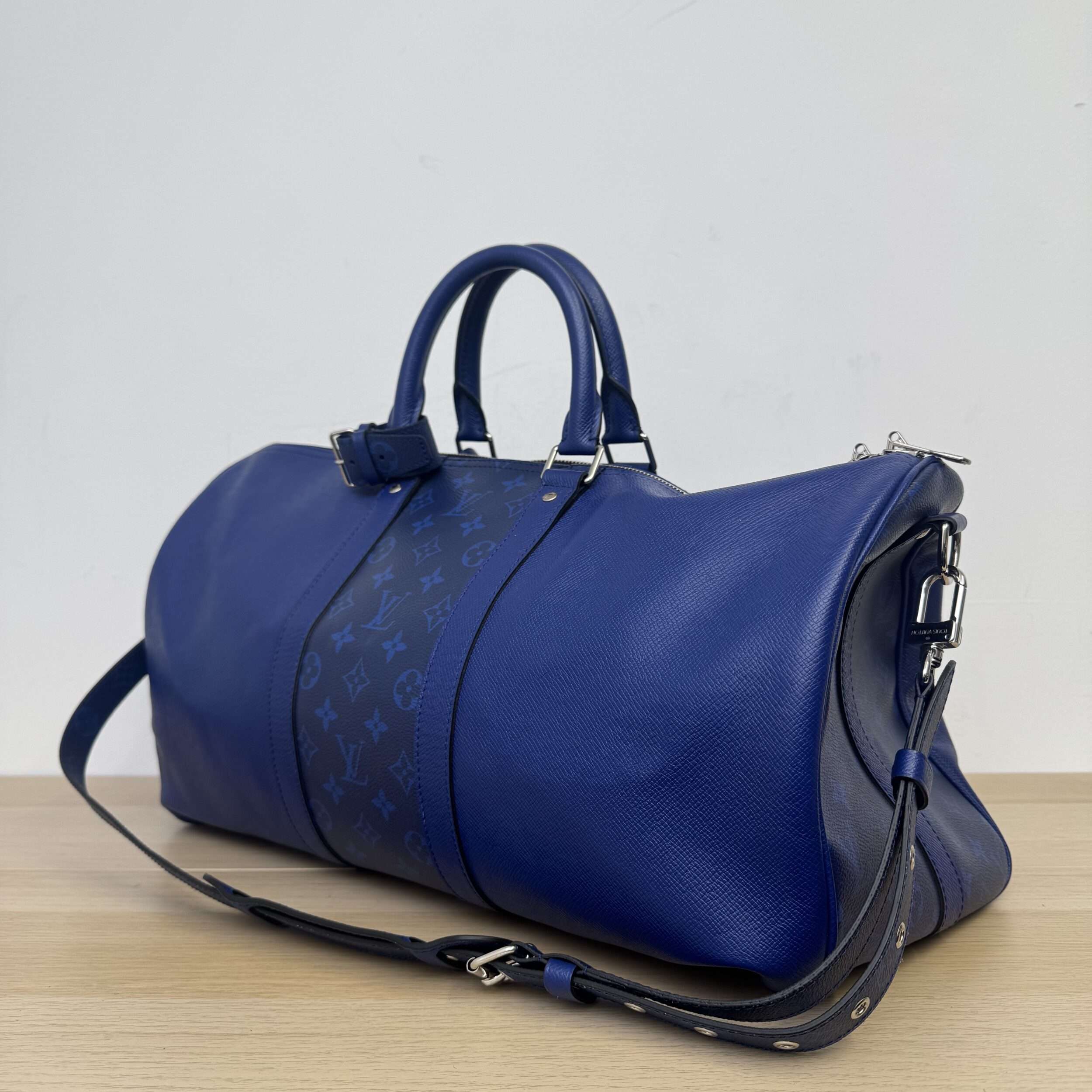 Louis Vuitton Monogram Tiaga Keepall Bag - Image 3