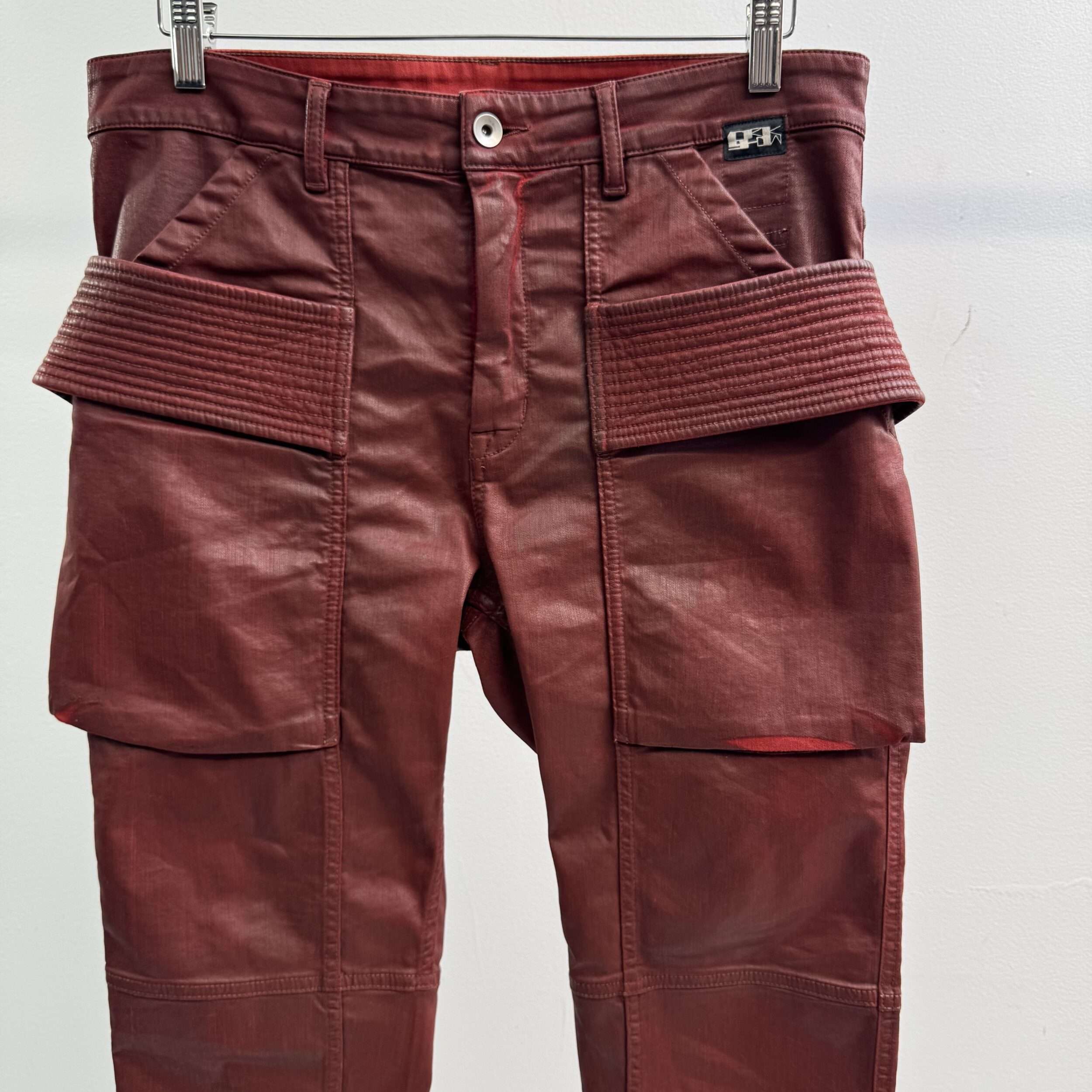 Rick Owens Easy Creatch Waxed Jeans - Image 2
