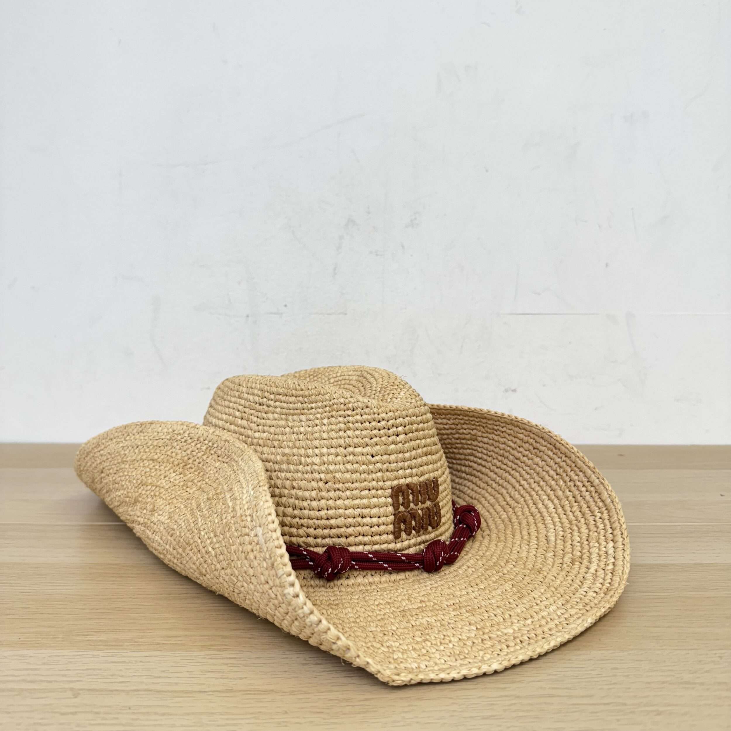 Miu Miu Raffia Hat - Image 4