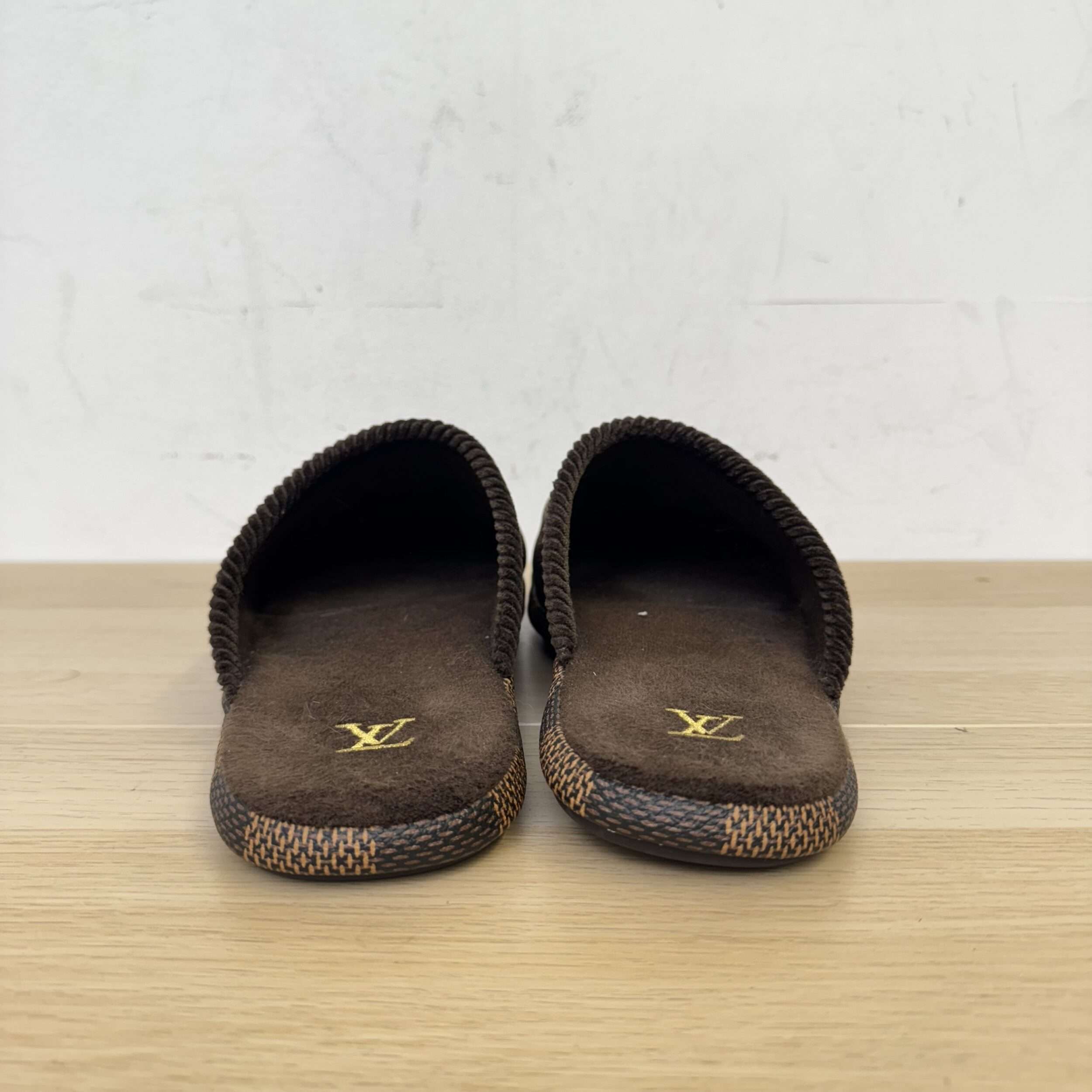Louis Vuitton Damier Cursive Slippers - Image 4