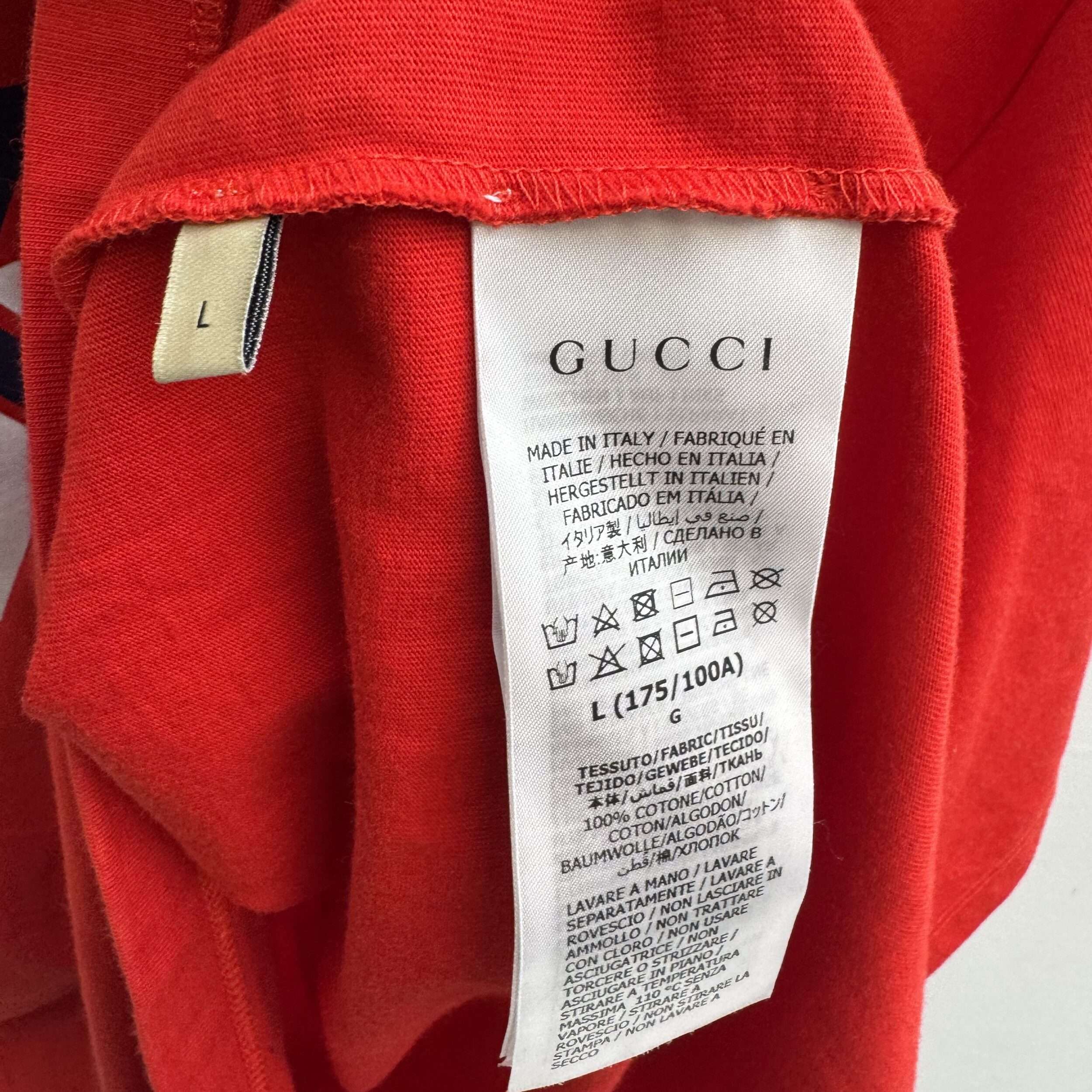 Gucci Lock Logo T-Shirt - Image 4