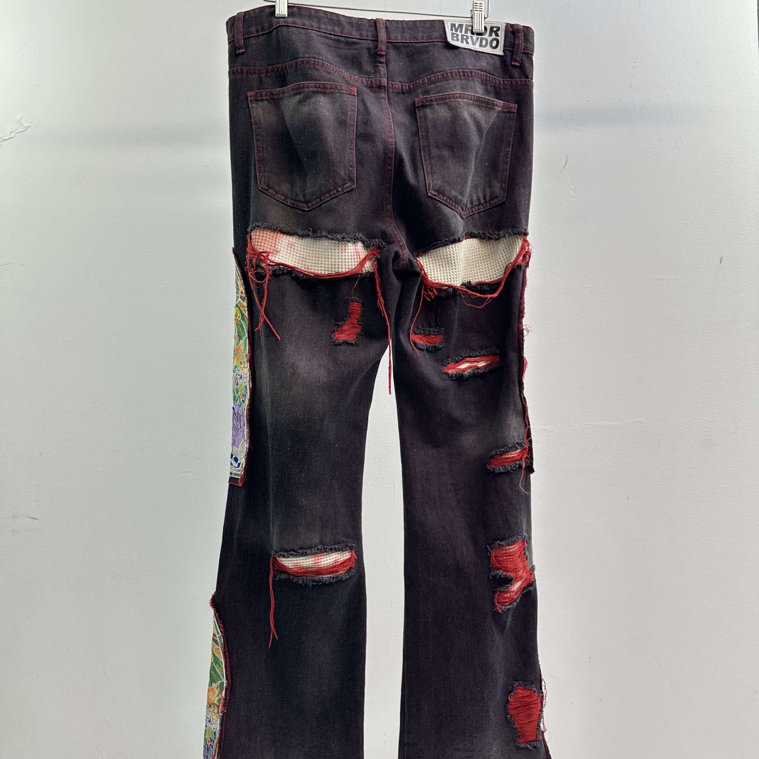 Who Decides War Stained Glass Distressed Jeans - Image 2