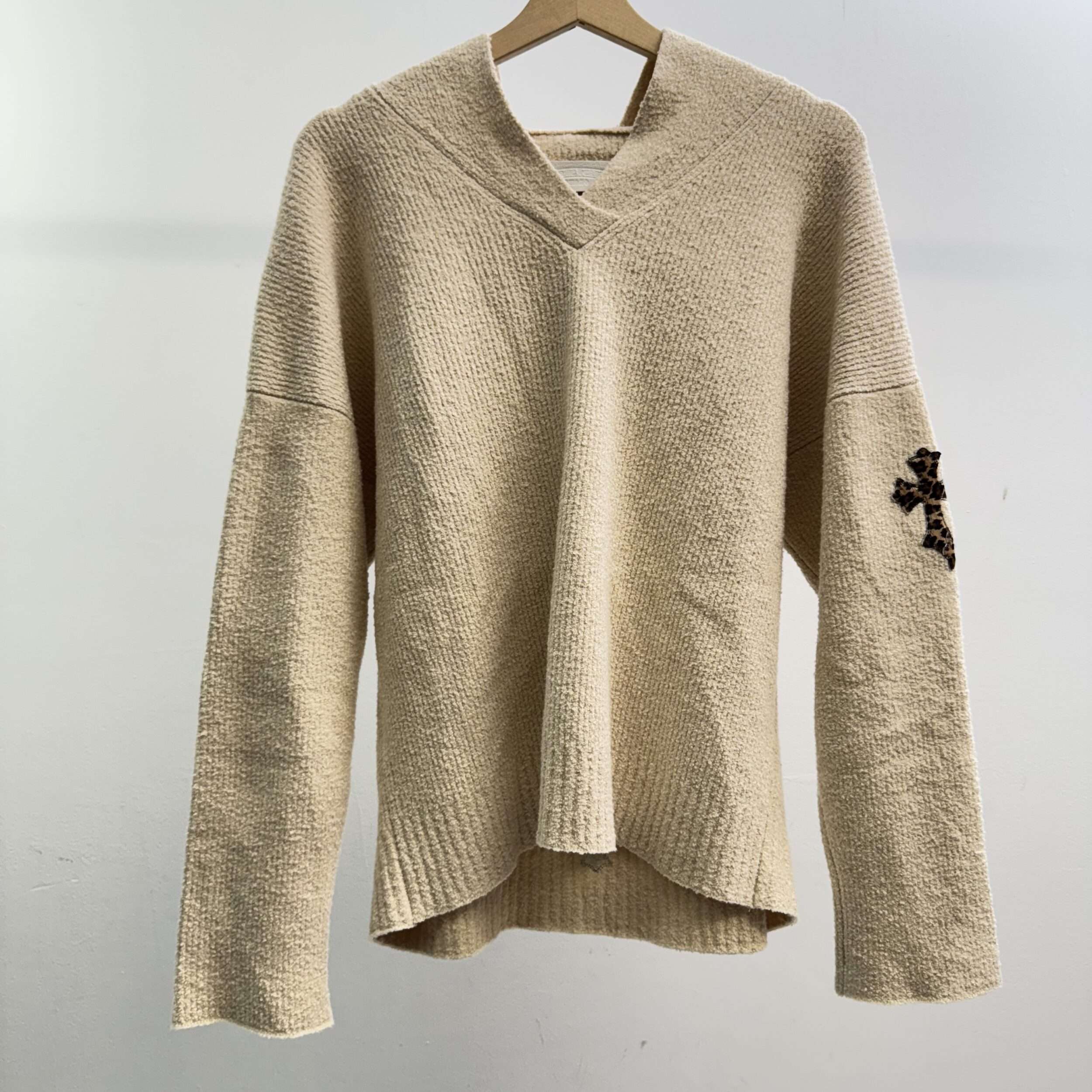 Chrome Hearts Pima Cotton Leapord Patch Hoodie - Image 2