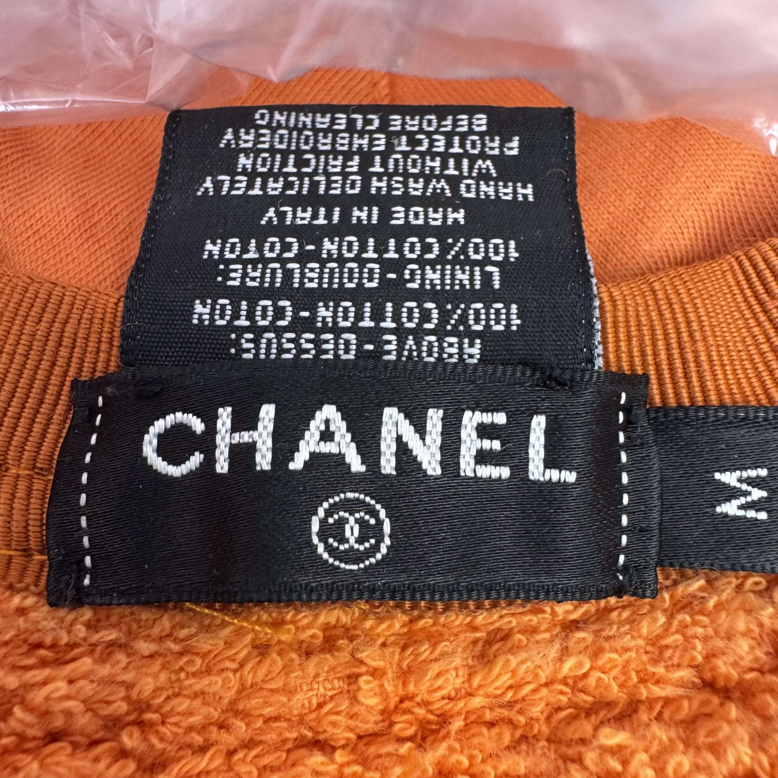 Chanel x Pharrell Rhinestone Terry Cloth Bucket Hat - Image 3