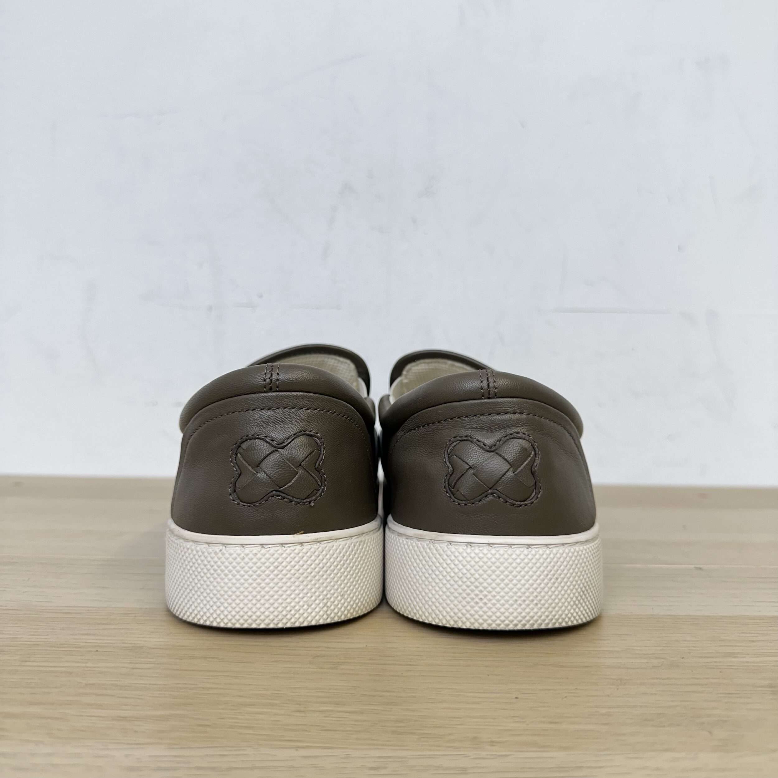 Bottega Veneta Woven Slip On Sneakers - Image 4