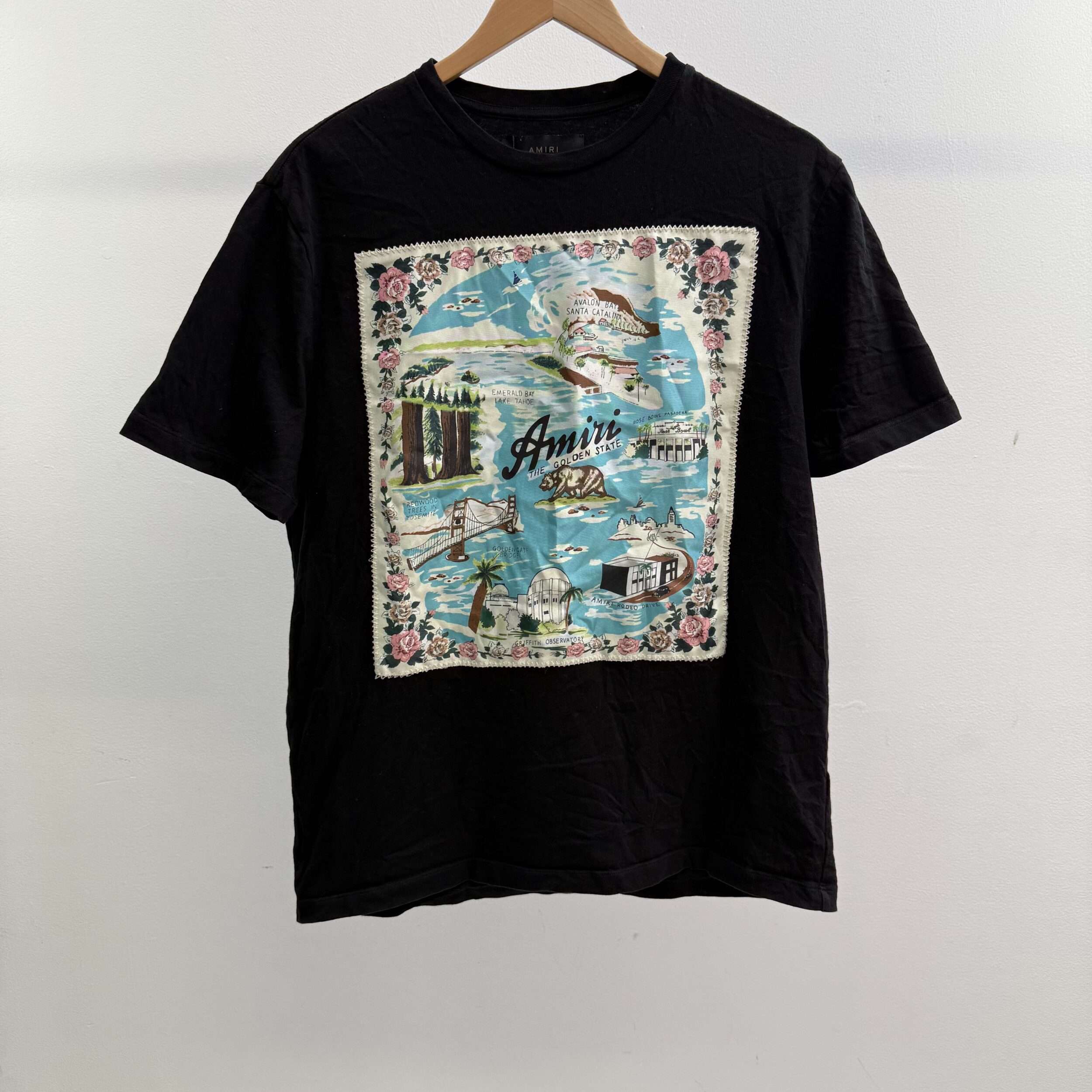 Amiri Silk Patch T Shirt