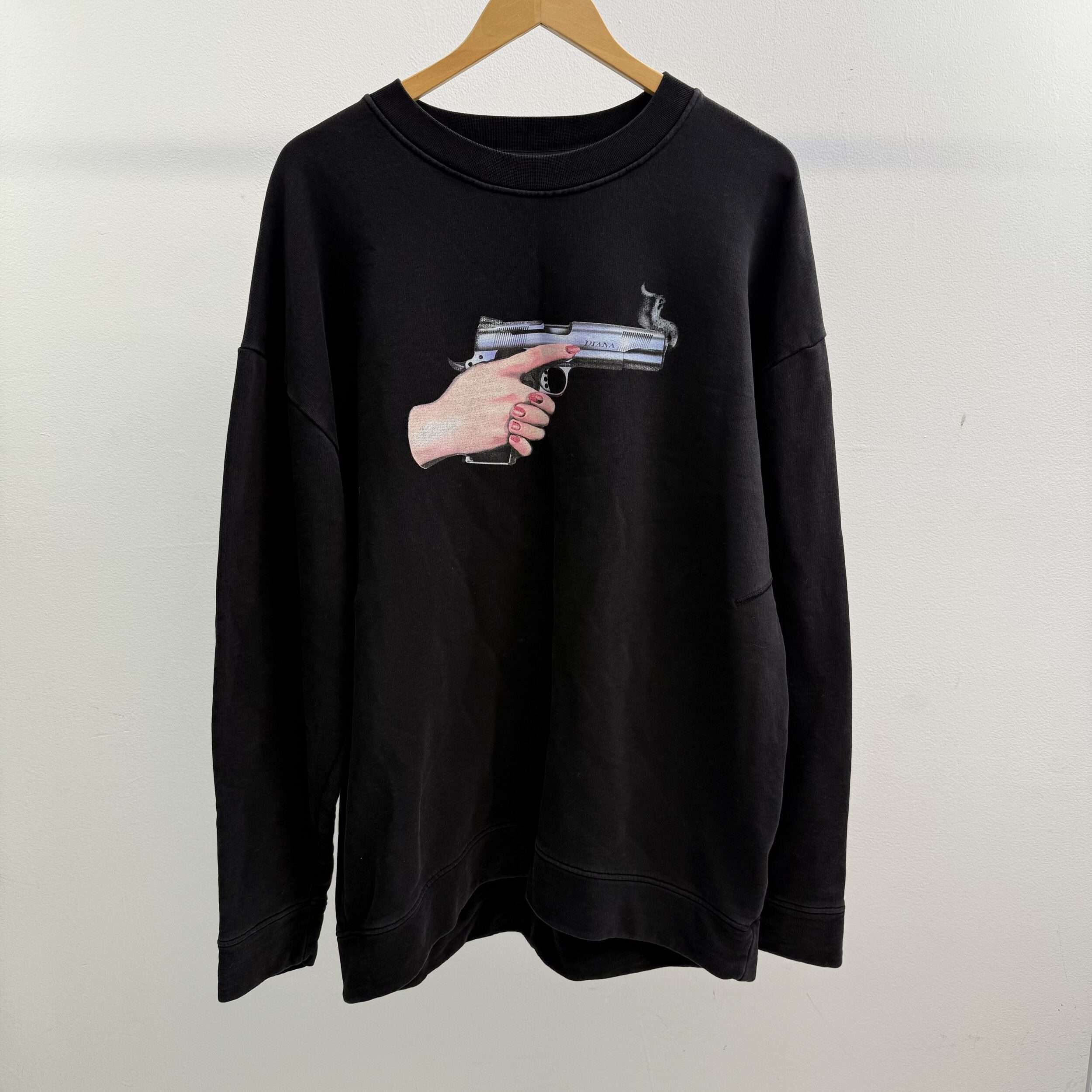 Off White Diana Gunshot Crewneck