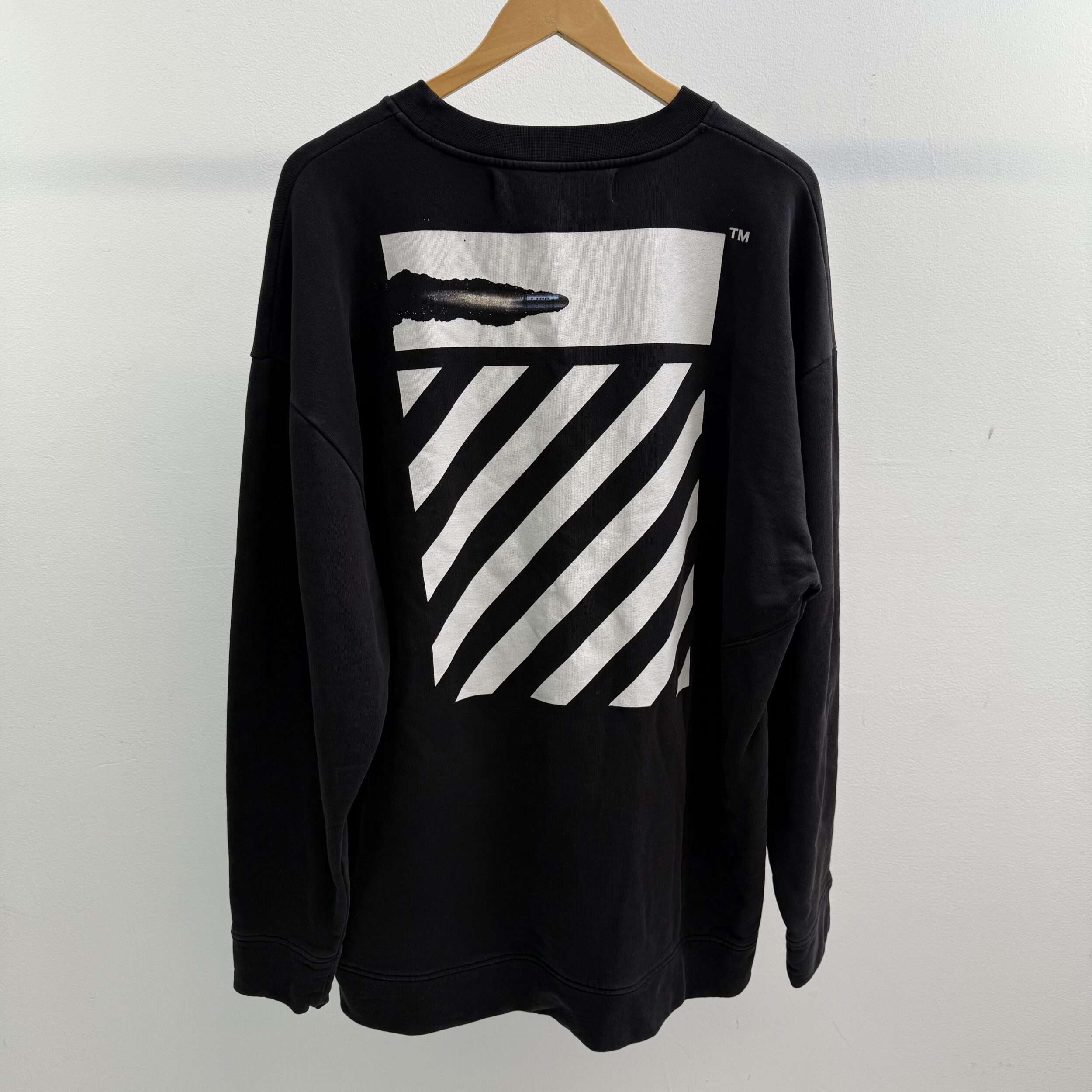 Off White Diana Gunshot Crewneck - Image 2