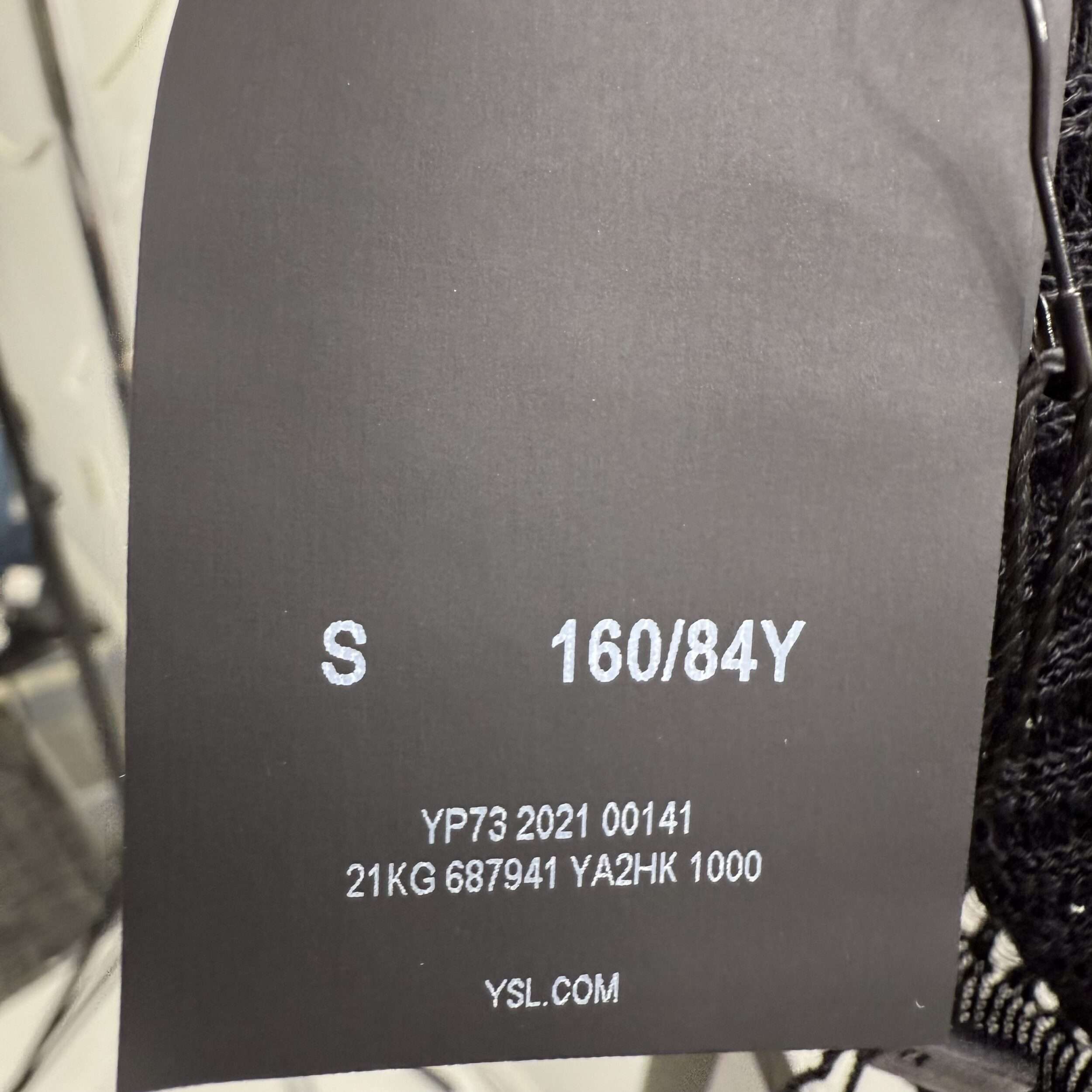 Saint Laurent Sheer Cropped Polo - Image 3