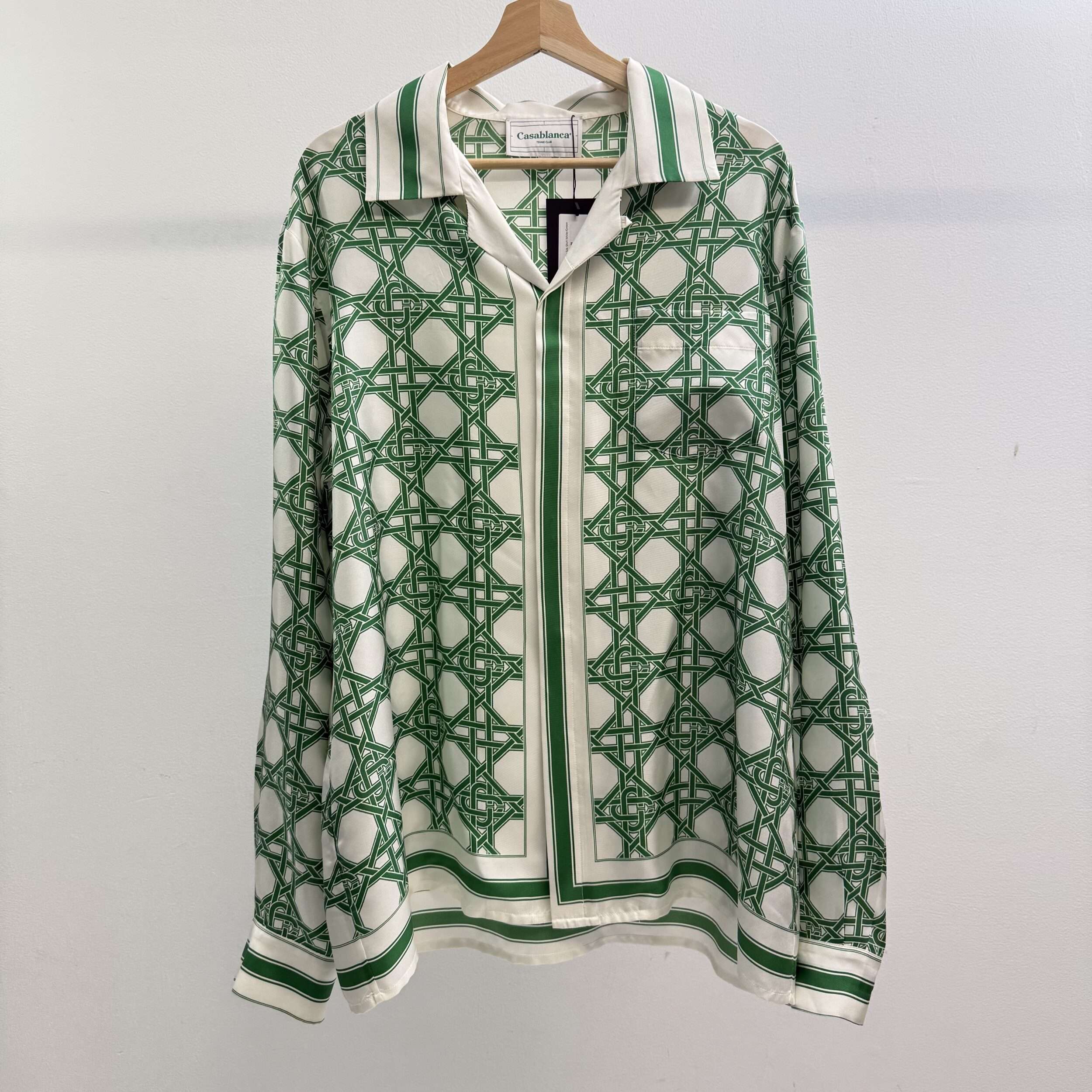 Casablanca Monogram Silk Shirt