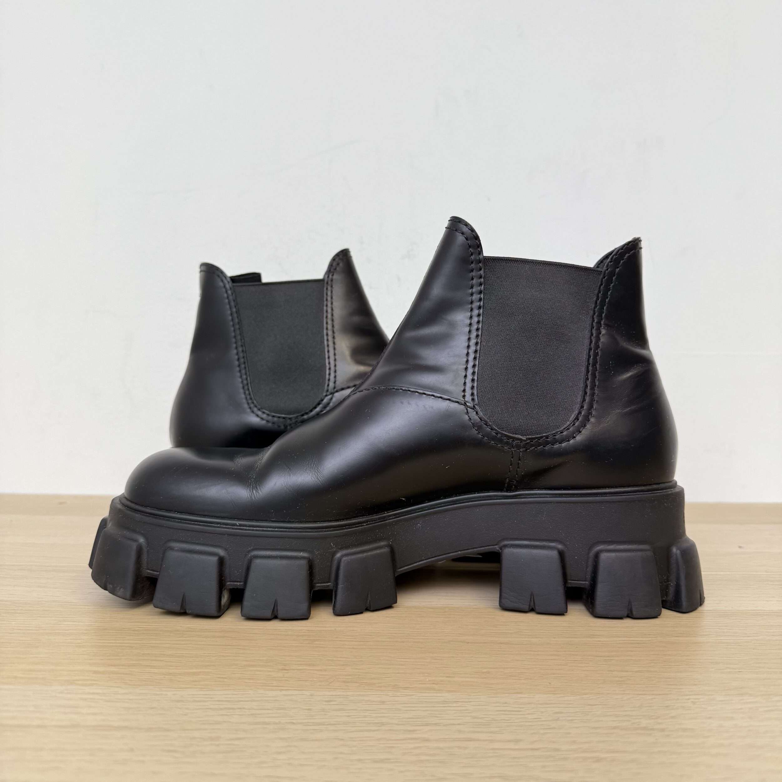 Prada Monolith Boots - Image 3
