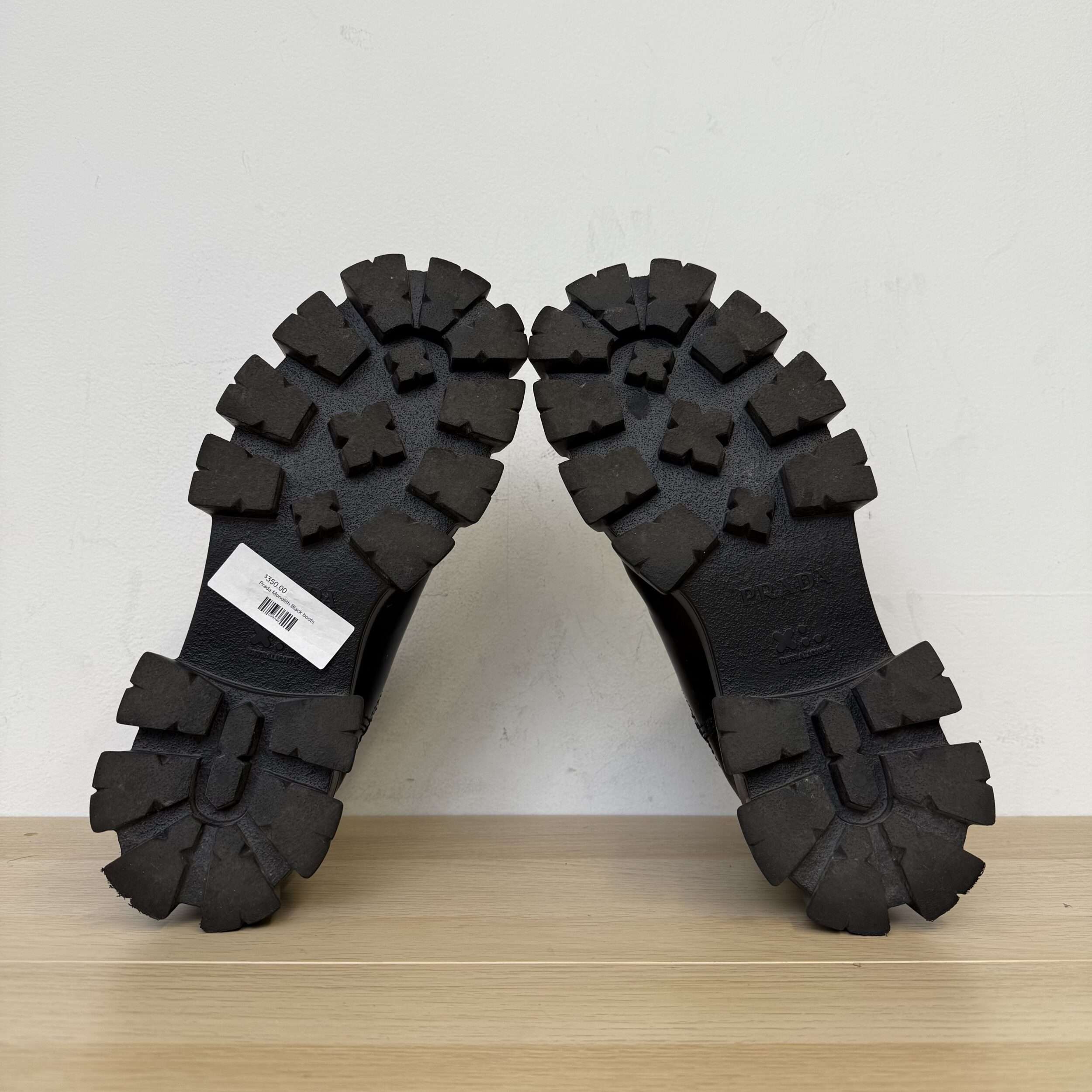 Prada Monolith Boots - Image 5