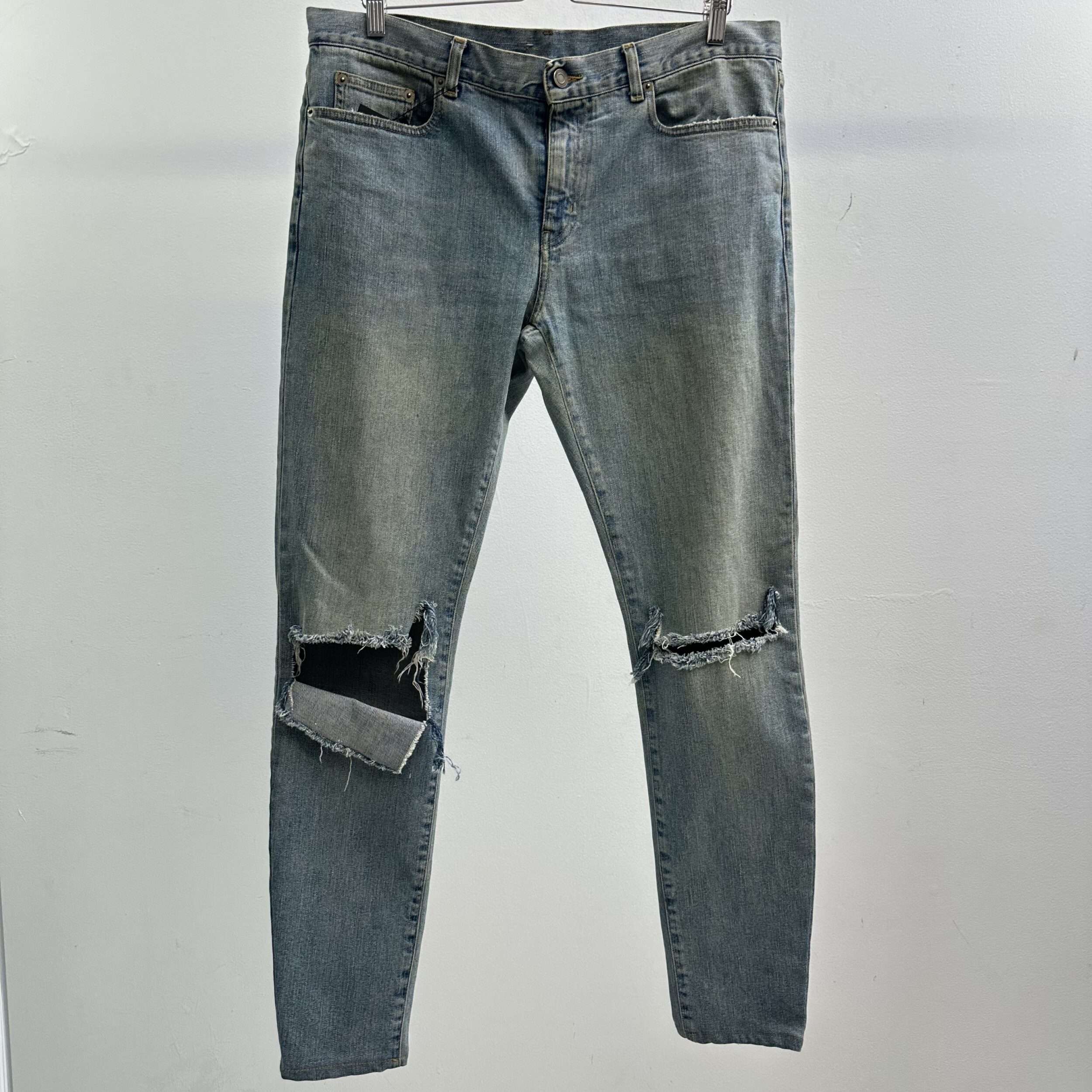 Saint Laurent Distressed Denim