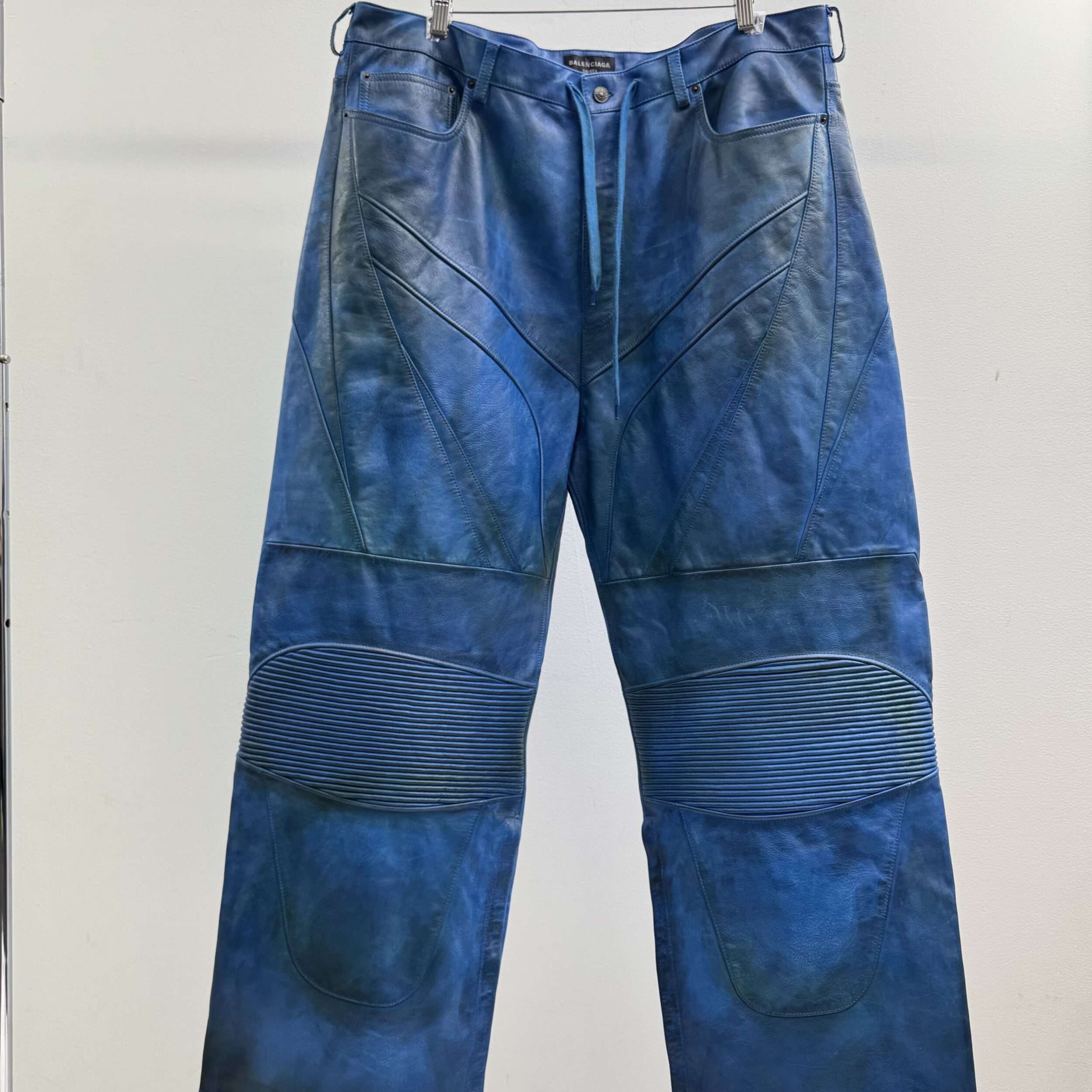 Balenciaga Moto Leather Pants