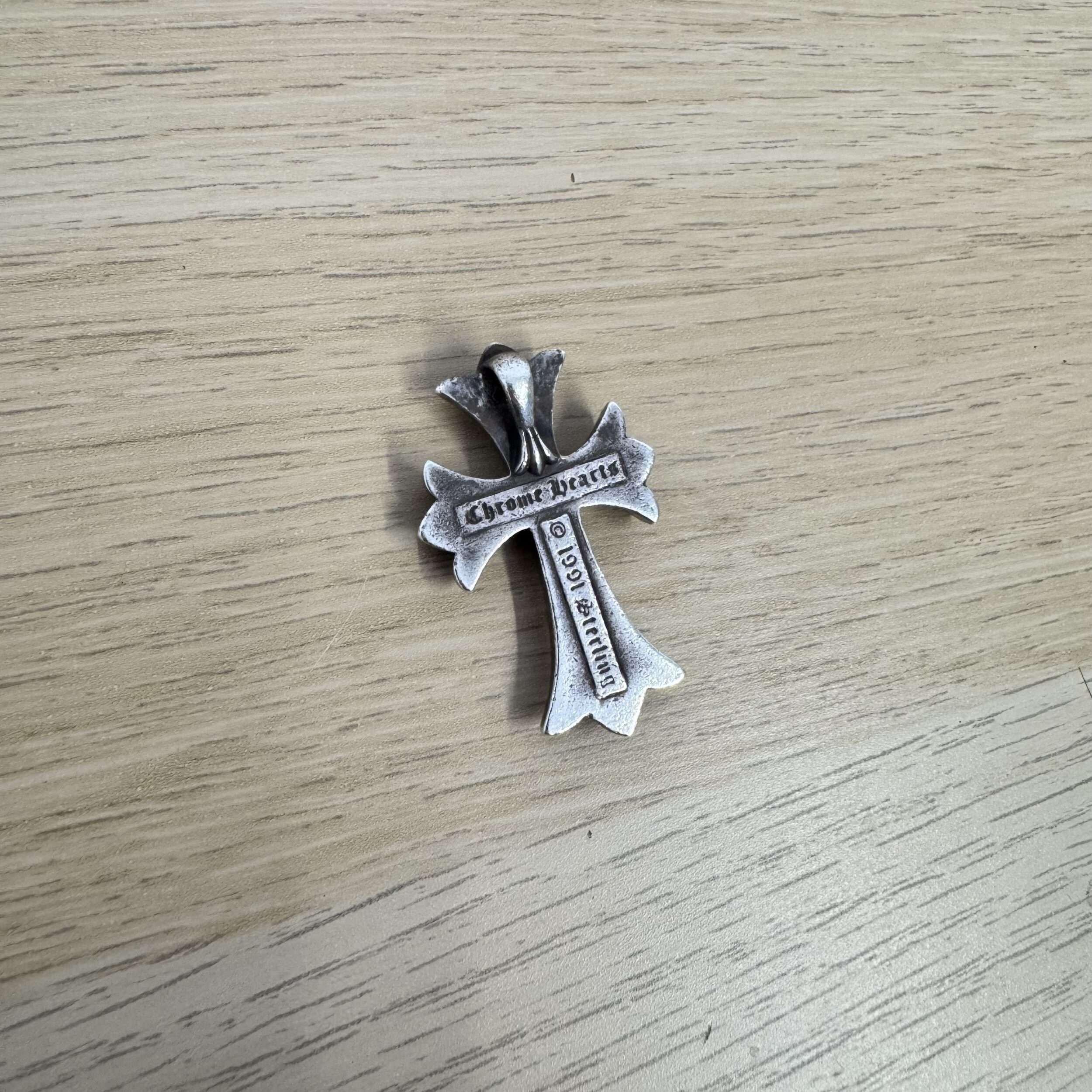 Chrome Hearts Cross Diamond Pendant - Image 2